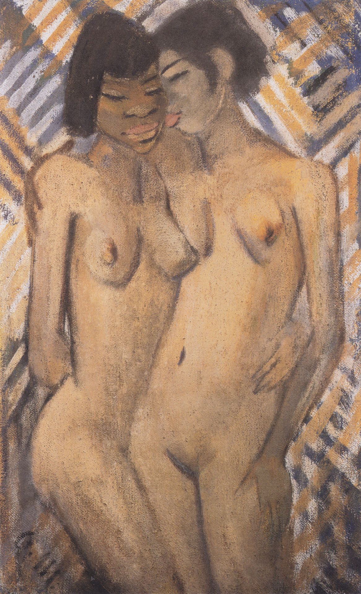 Zwei Negermädchen by Otto Mueller