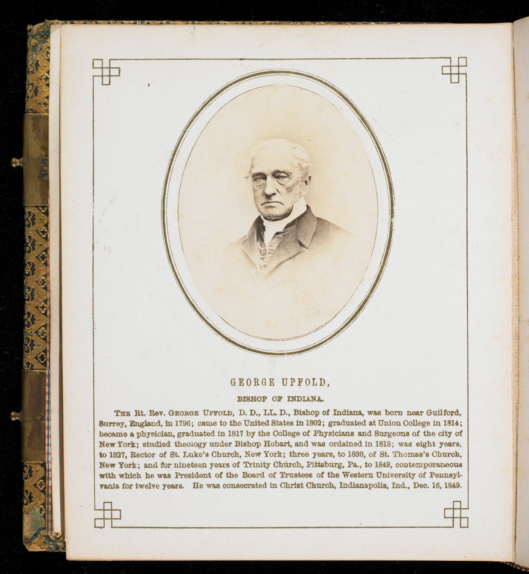 George Upfold by Jeremiah Gurney