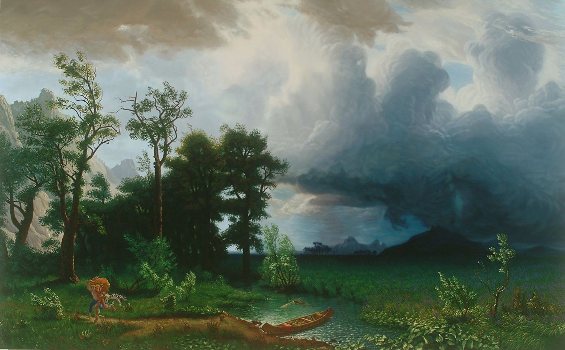 The Impending Storm by Kent Monkman