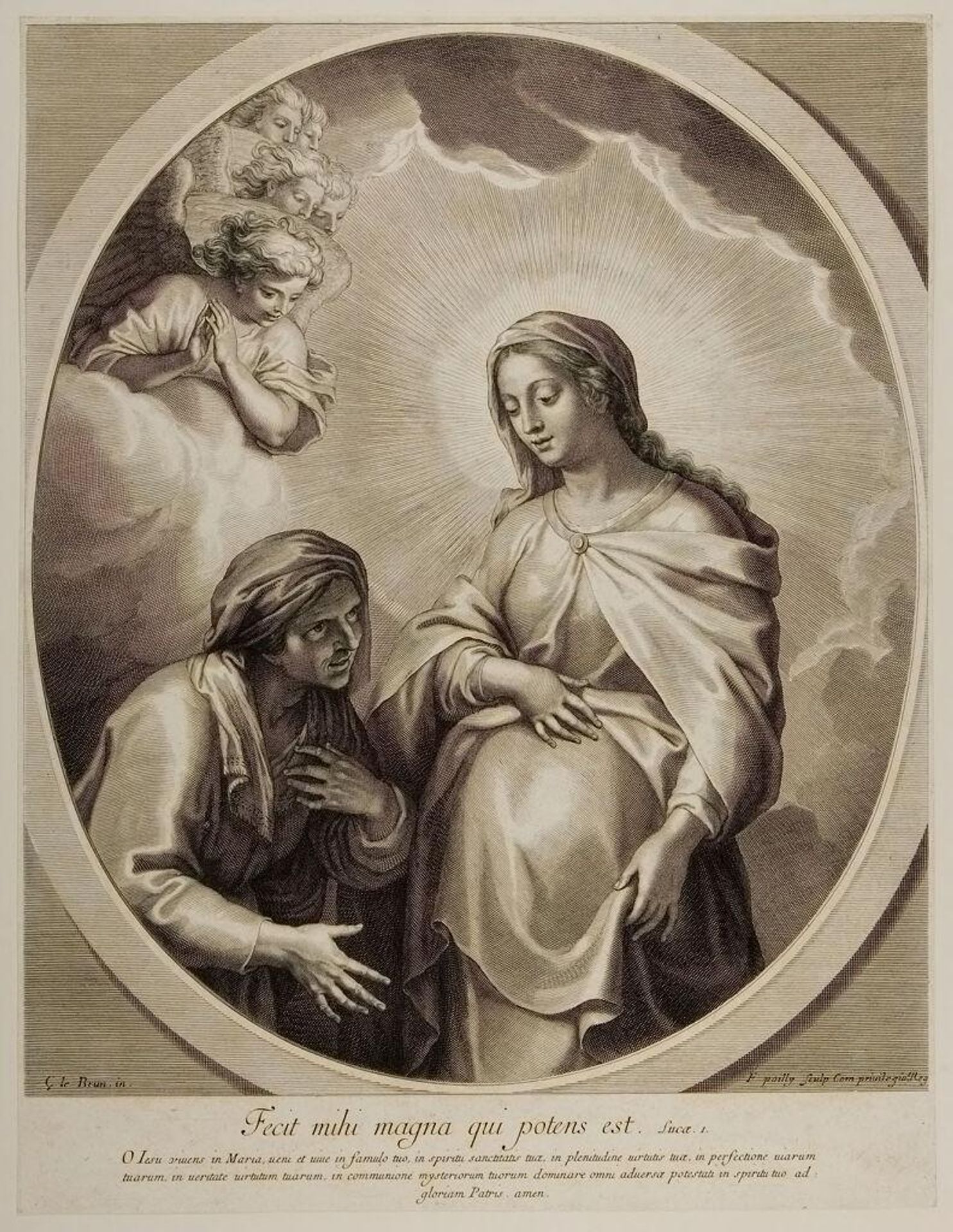 Visitation by FranÃ§ois de Poilly the Elder