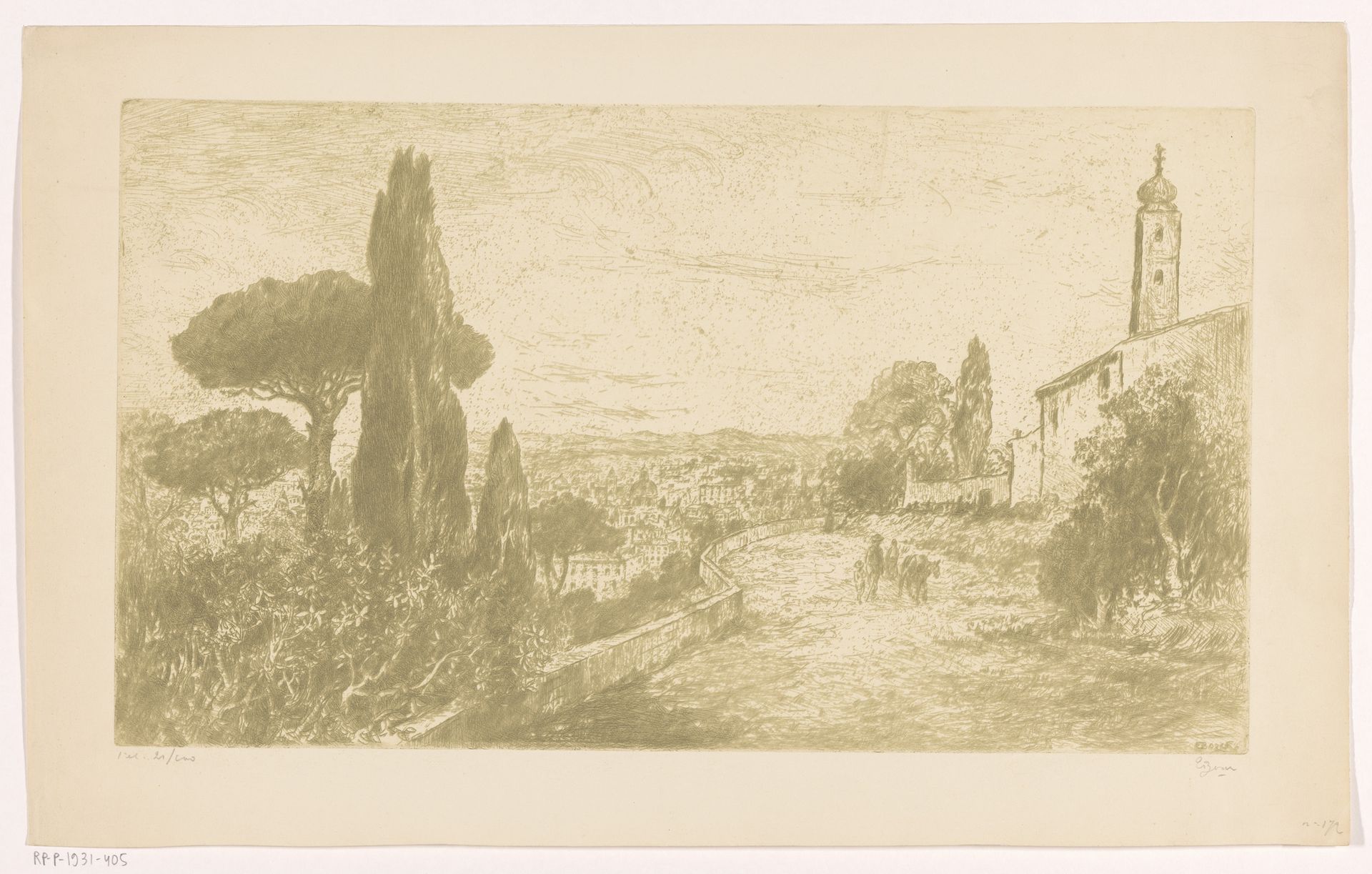 Heuvel in Rome by Etienne Bosch