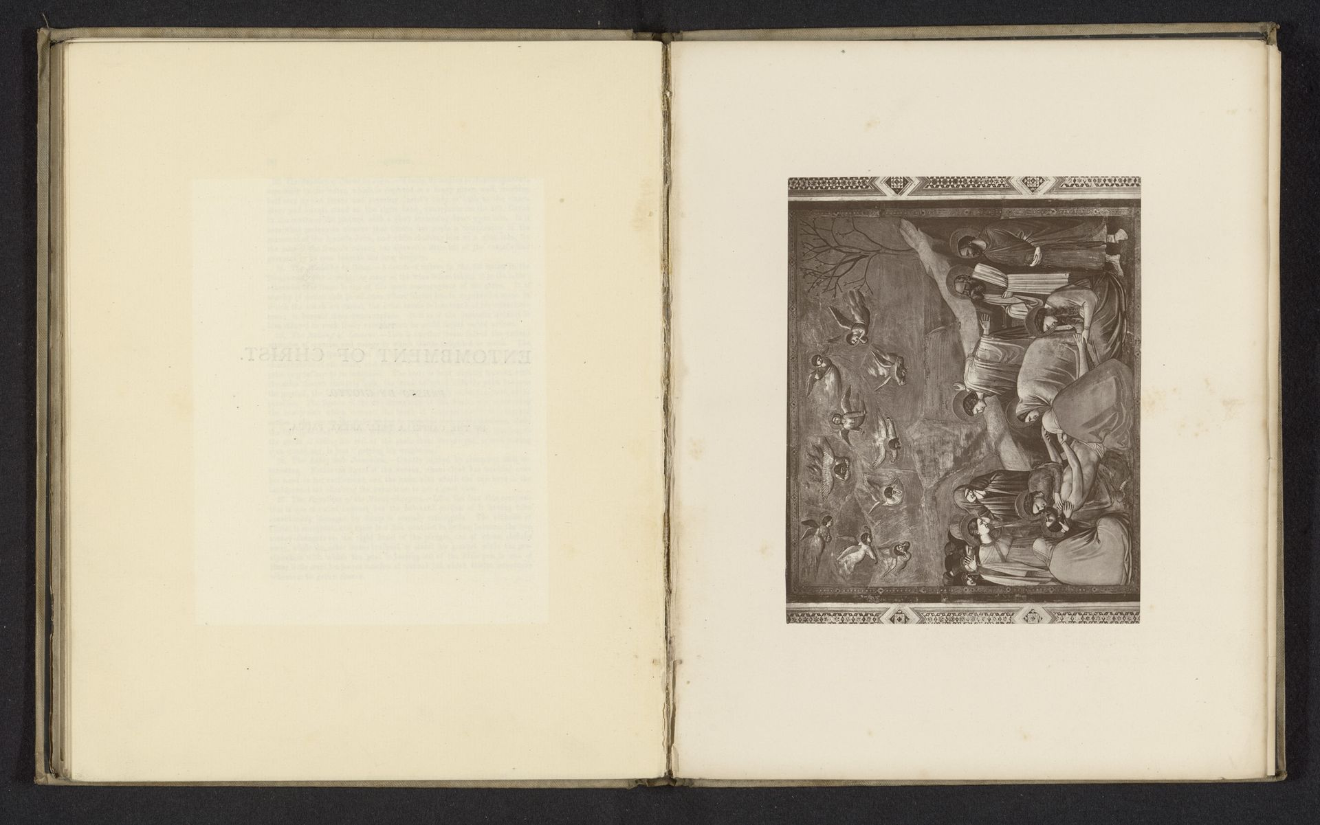 Fotoreproductie van een fresco, voorstellende de bewening van Christus by Anonymous