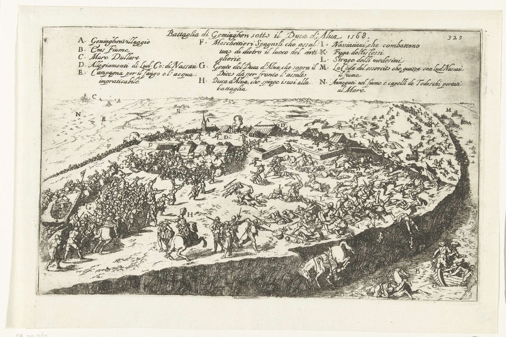 Slag bij Jemmingen, 1568 by Anonymous