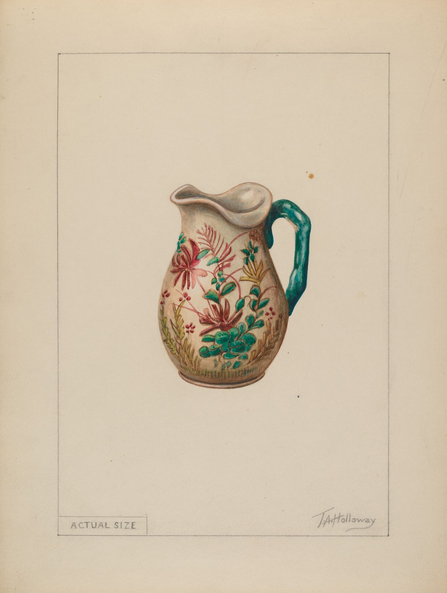 Cream Pitcher by Thomas Holloway