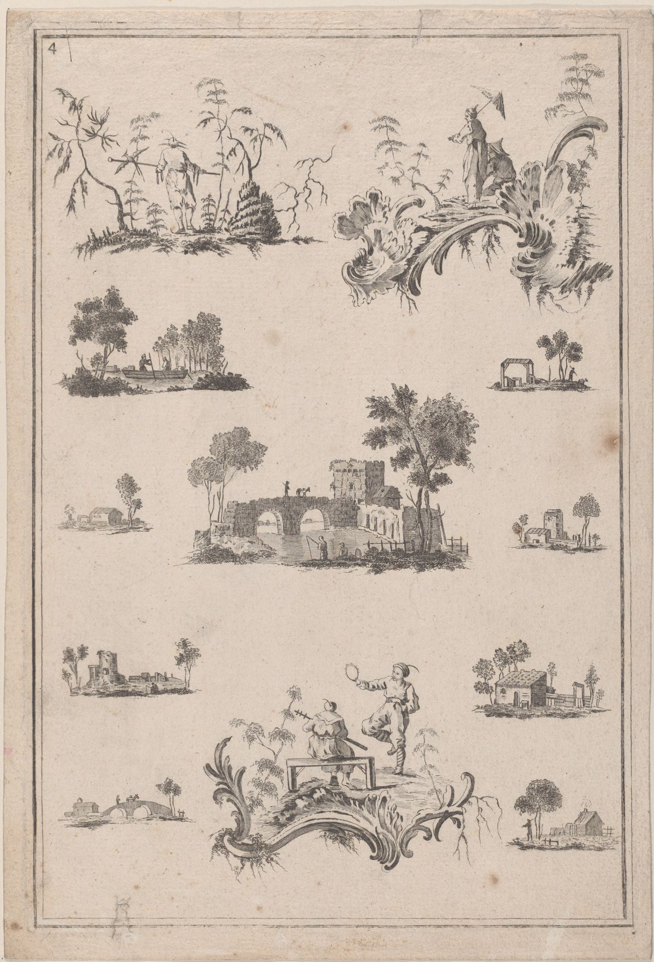 Chinoiserie Ornaments by Jean Pillement