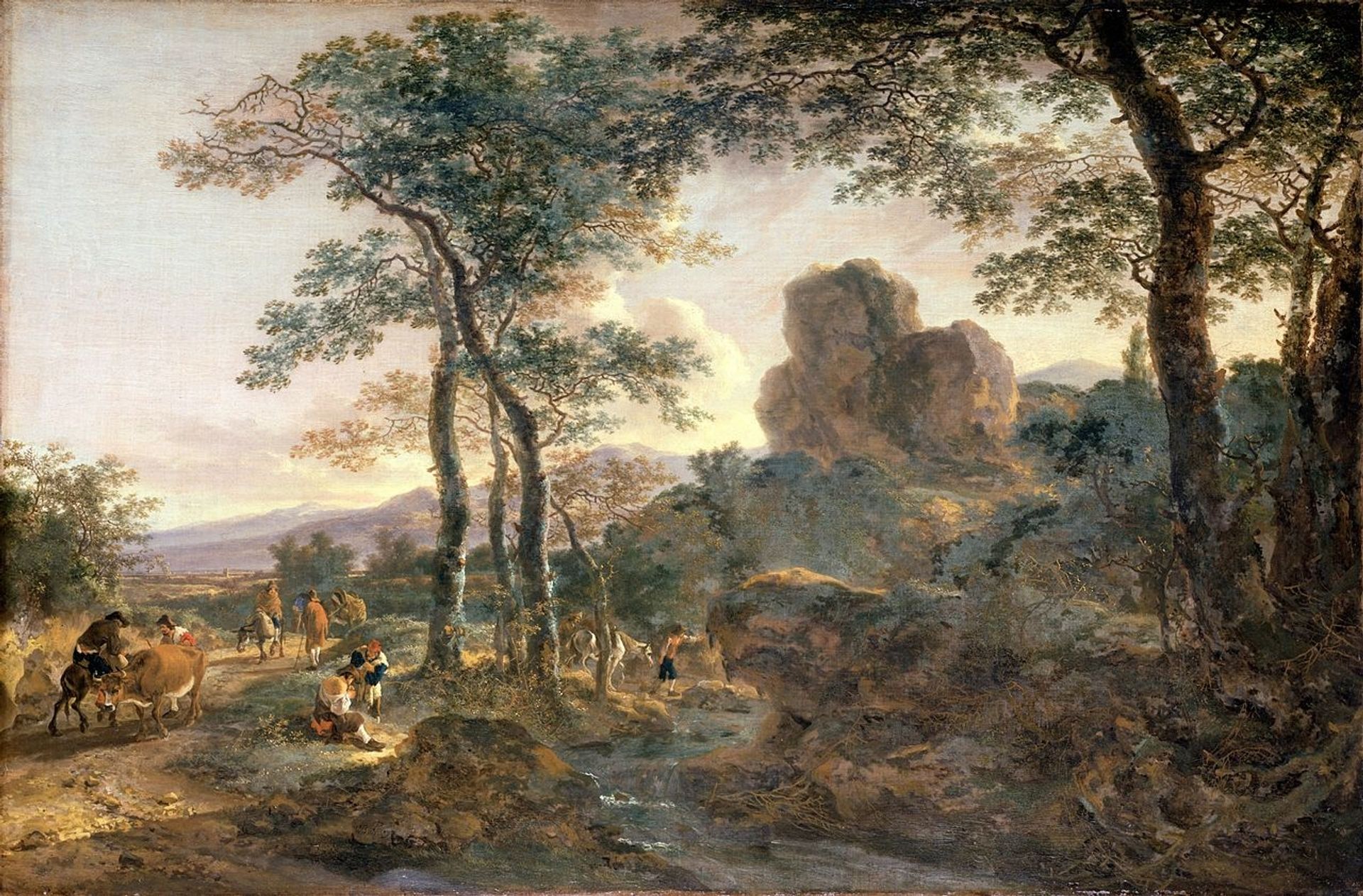 A Mountain Path by Jan Dirksz Both