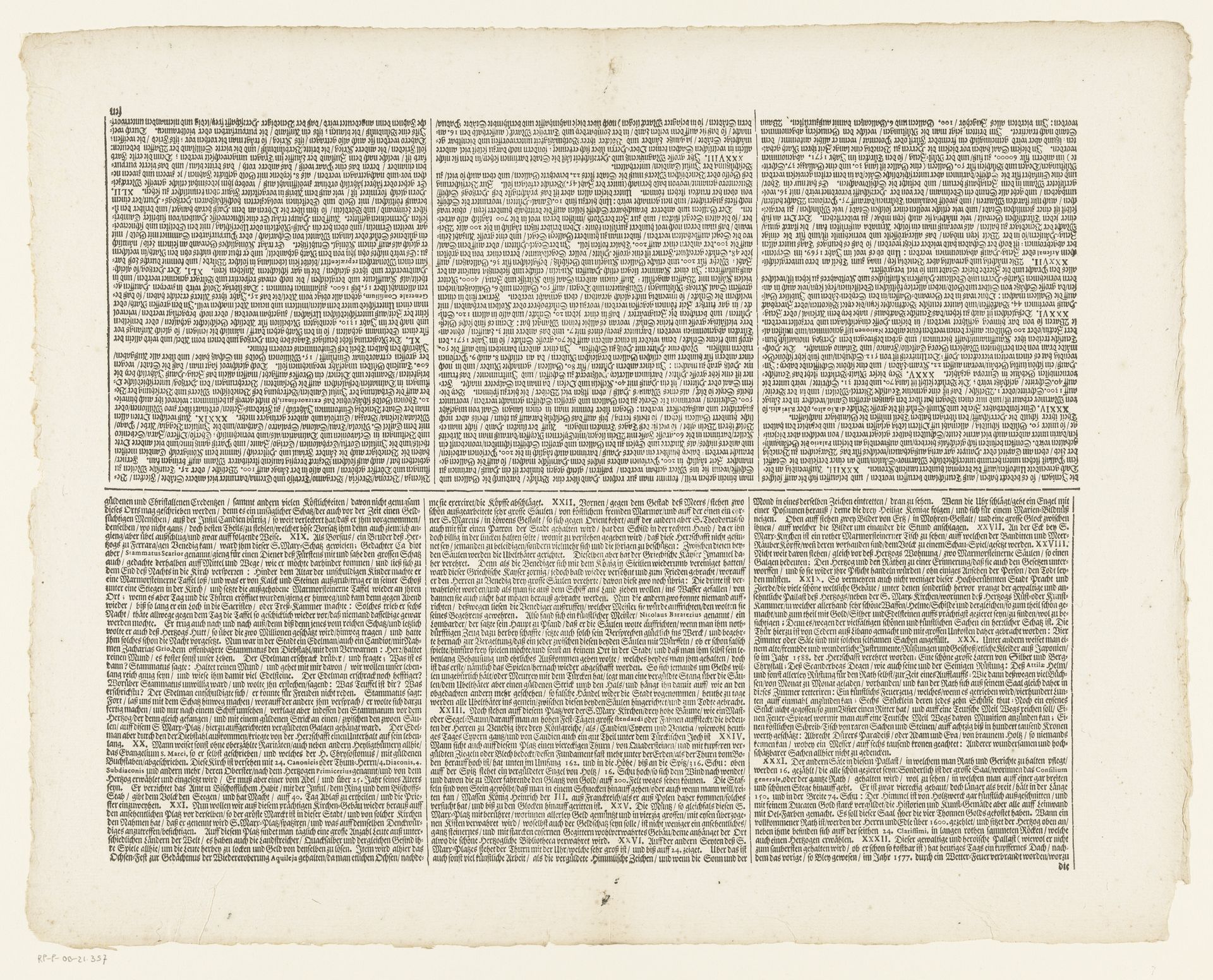 Onderschrift van de Festa della Sensa (derde en vierde gedeelte) by Jost Amman