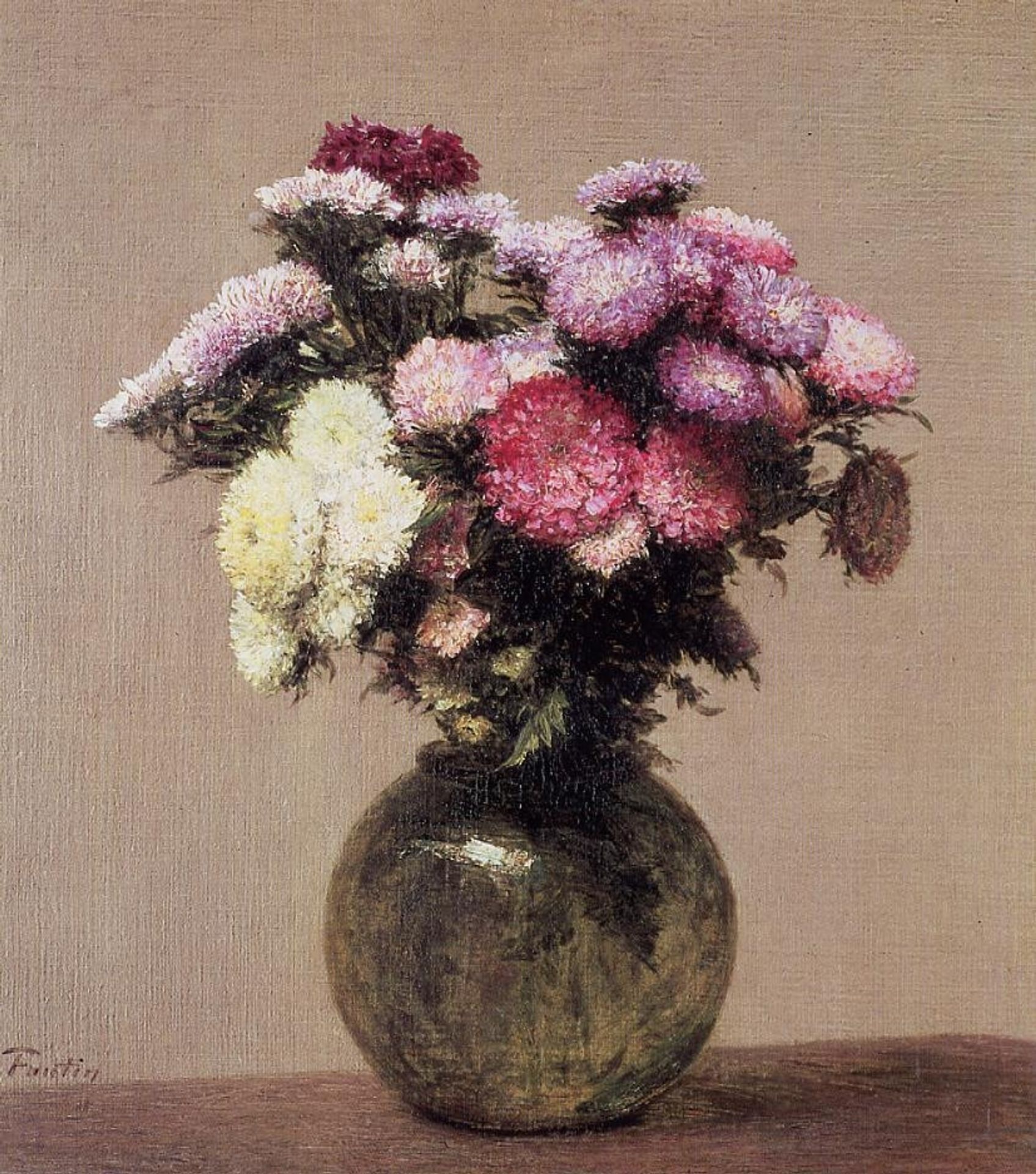 Daisies by Henri Fantin-Latour