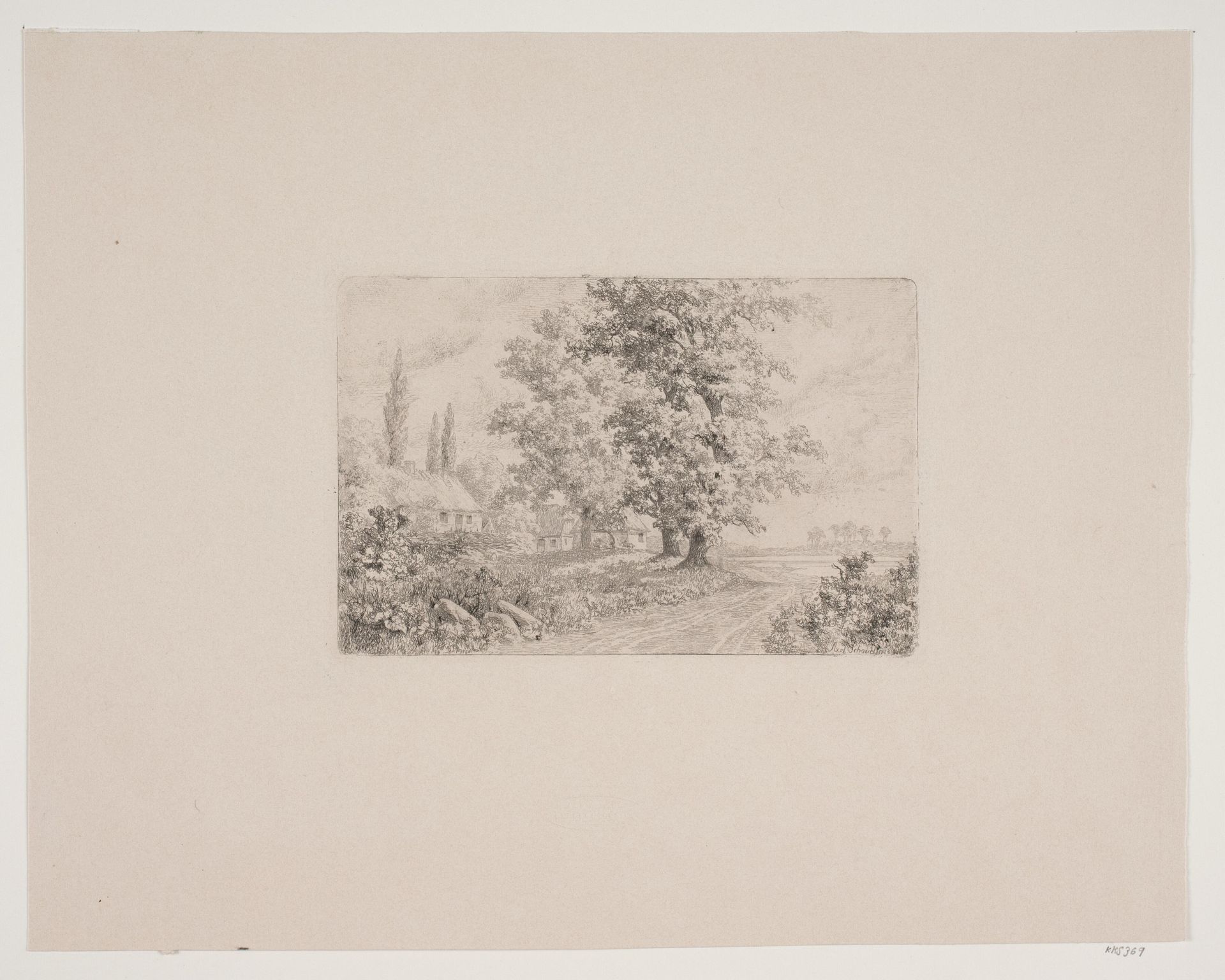 Skarritsholm ved Skarritsø by Axel Schovelin