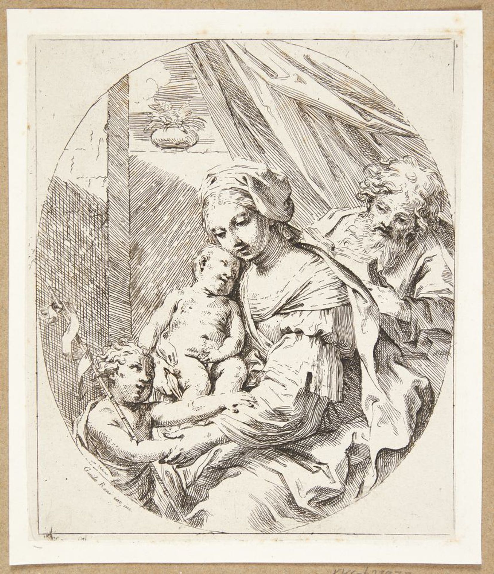 Den hellige familie by Elisabetta Sirani