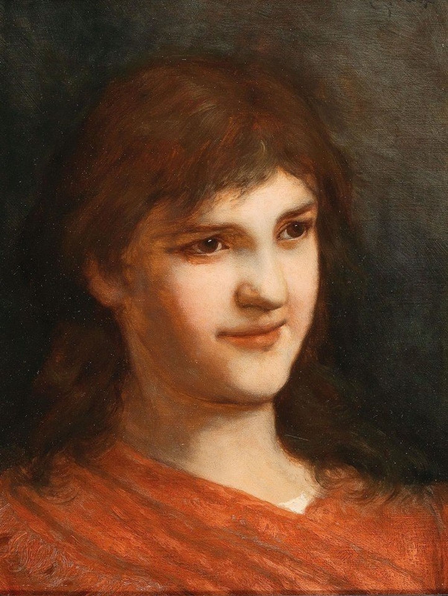 Portrait of a Woman by Gabriel von Max