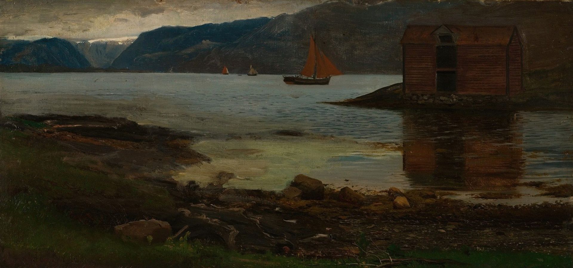 Gjermundshavn, Hardanger by Amaldus Nielsen