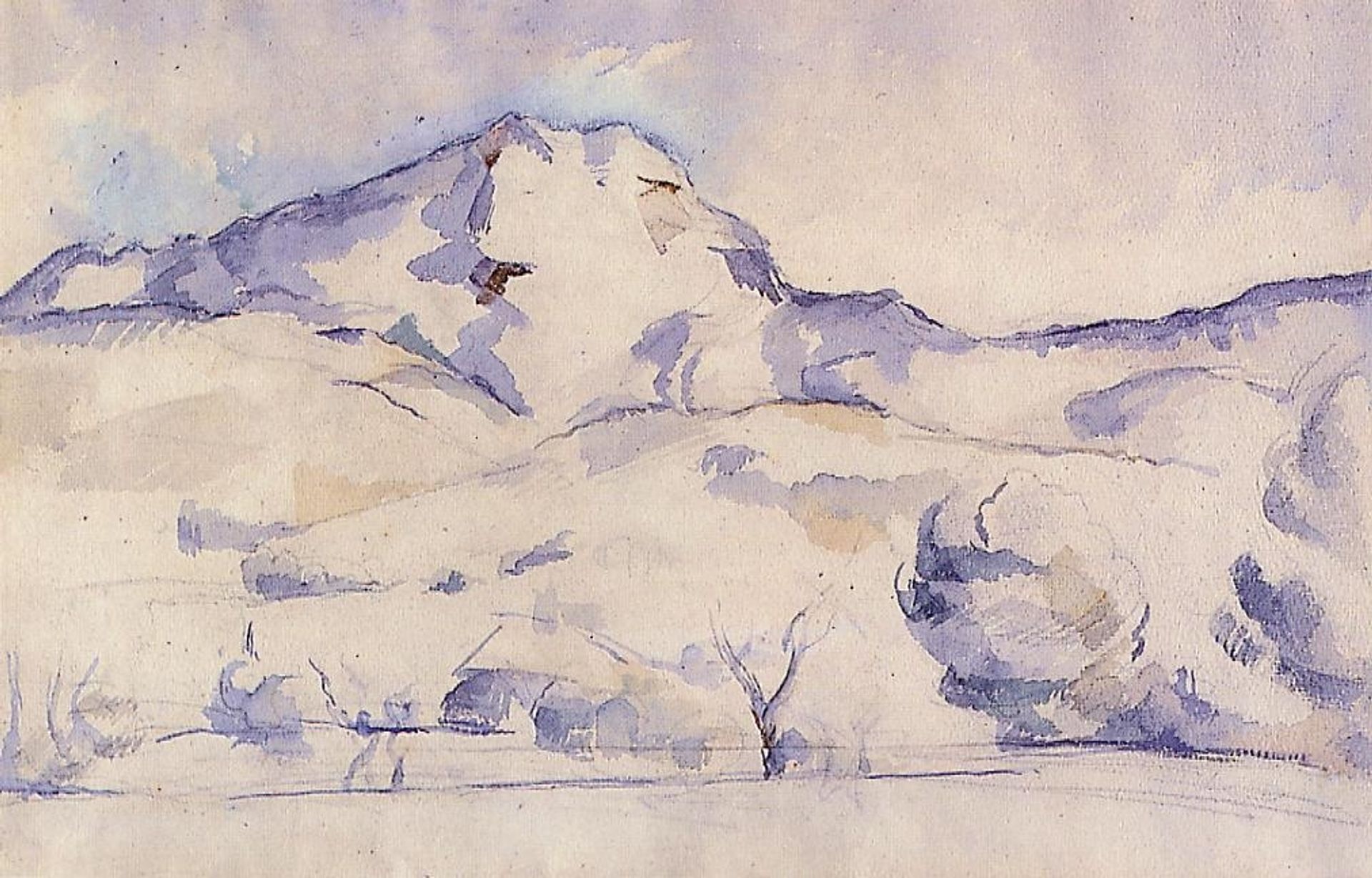 Mont Sainte-Victoire by Paul Cézanne