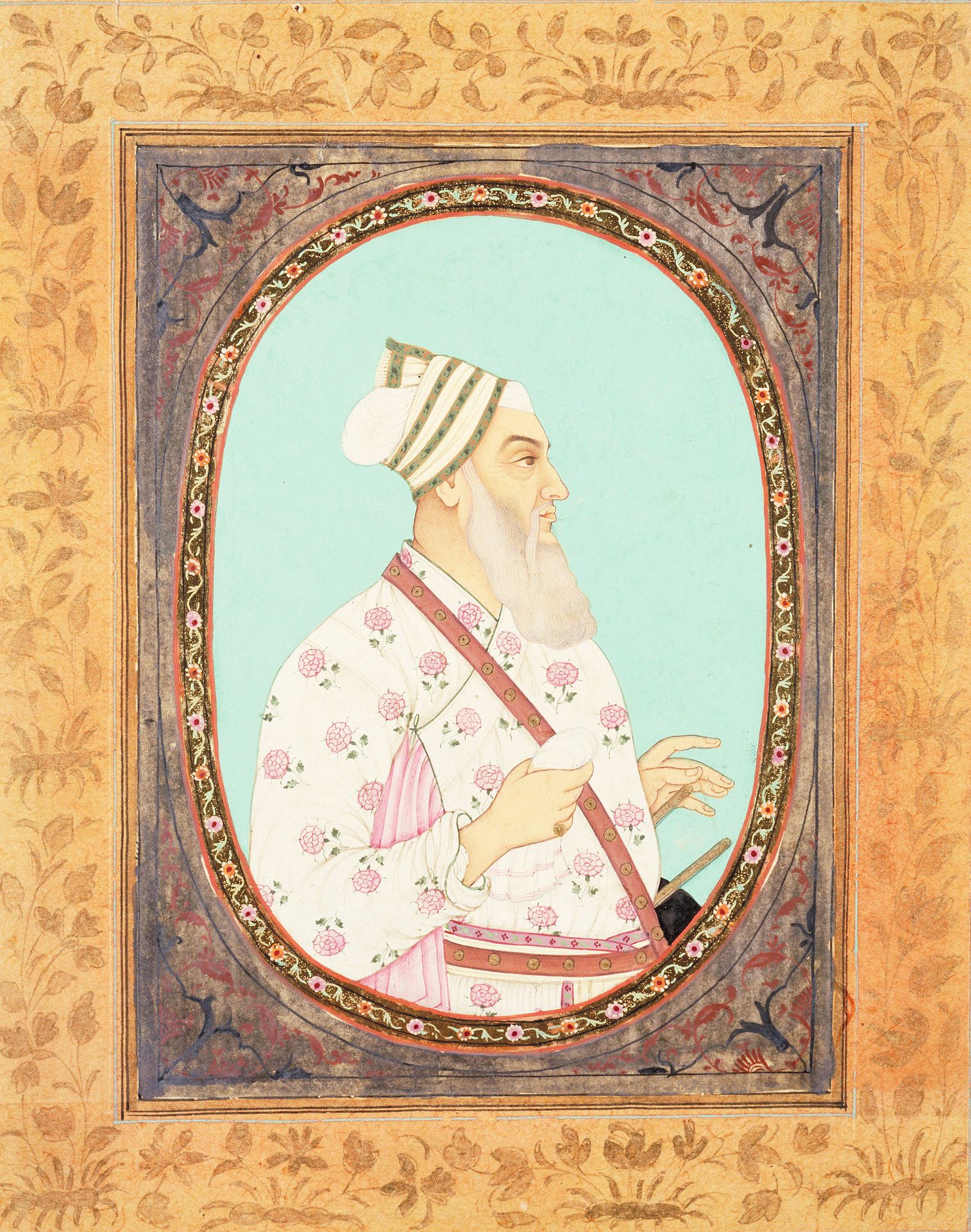 Portrait of Nawah General Firoz Khan by Anonymous