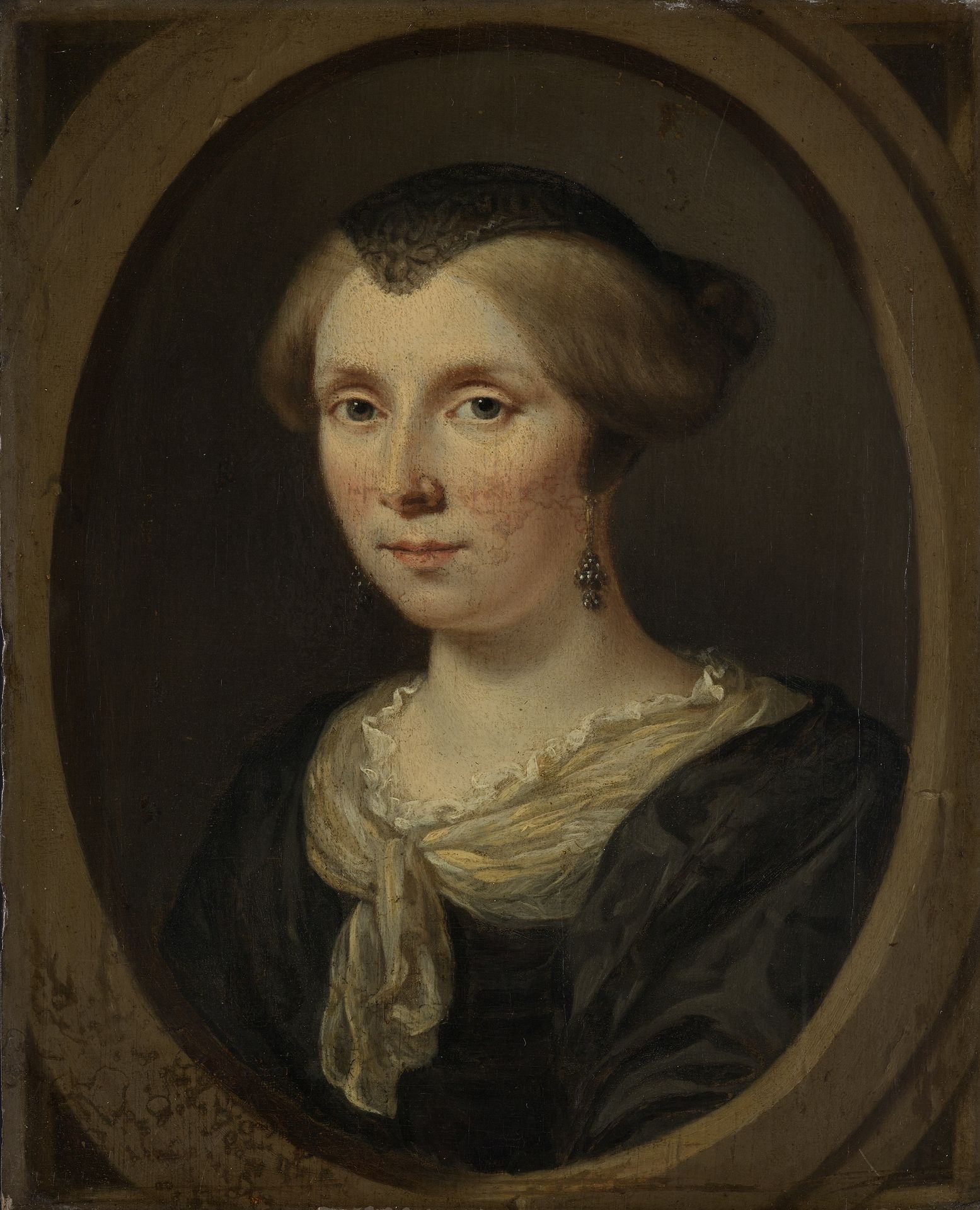 Portrait of Margaretha Verkolje, Wife of Reinier Couturier by Jan Verkolje, I