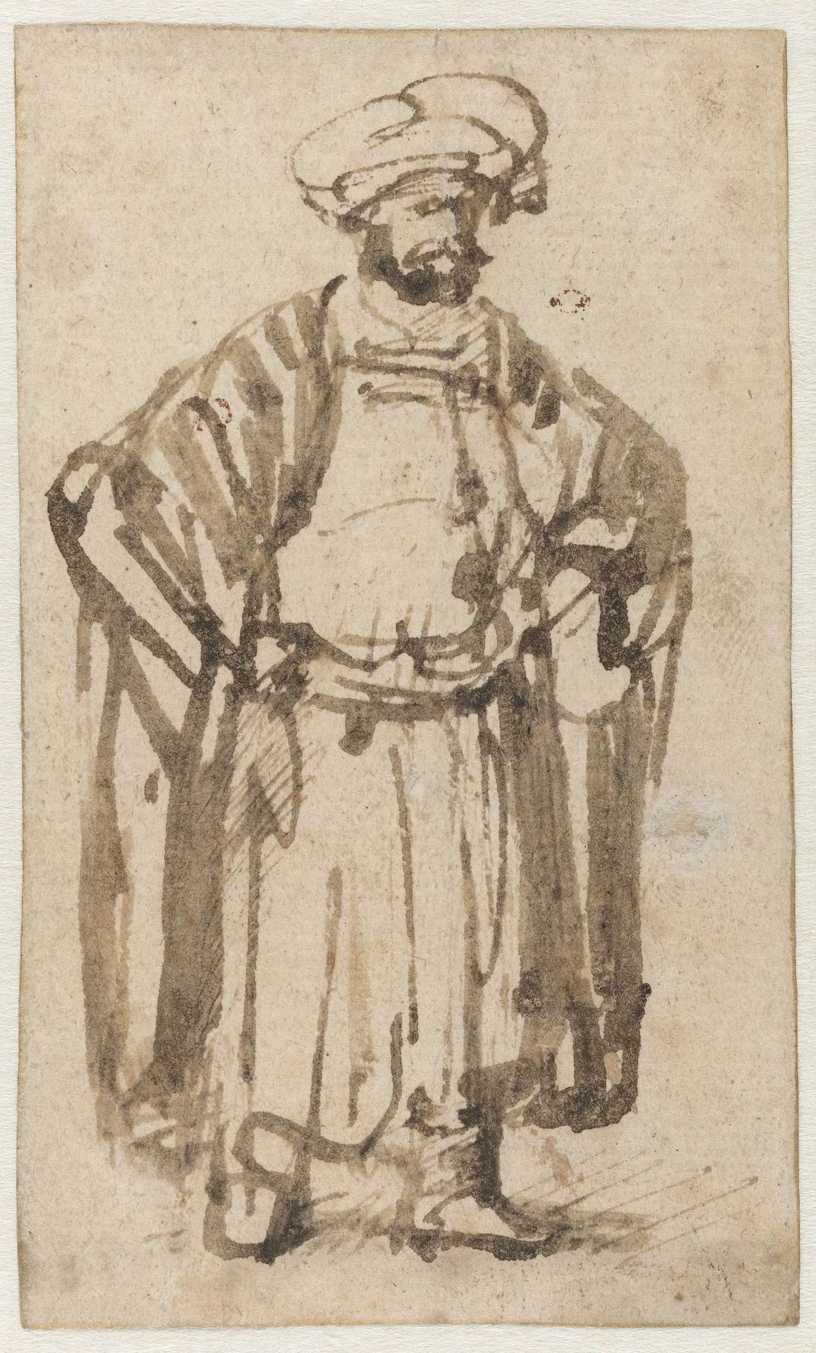 Standing Man, with Arms Akimbo by Willem Drost