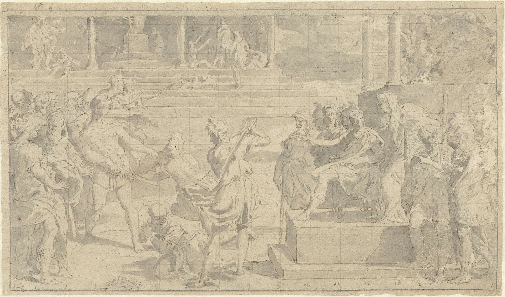 Martelaarschap van de heiligen Johannes en Paulus by Anonymous