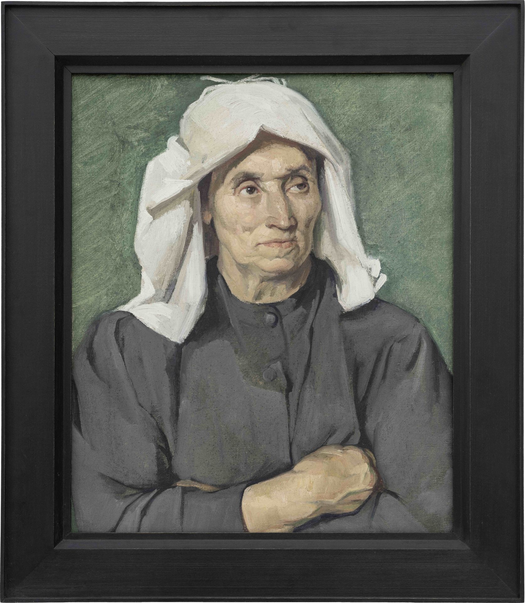 Die Bäuerin mit dem Kopftuch (Original Title) by Ottilie W. Roederstein