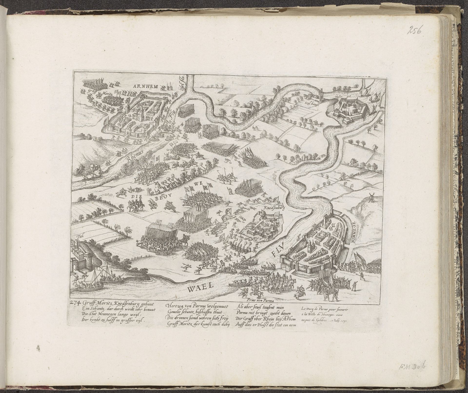 Ontzet van Knodsenburg, 1591 by Frans Hogenberg