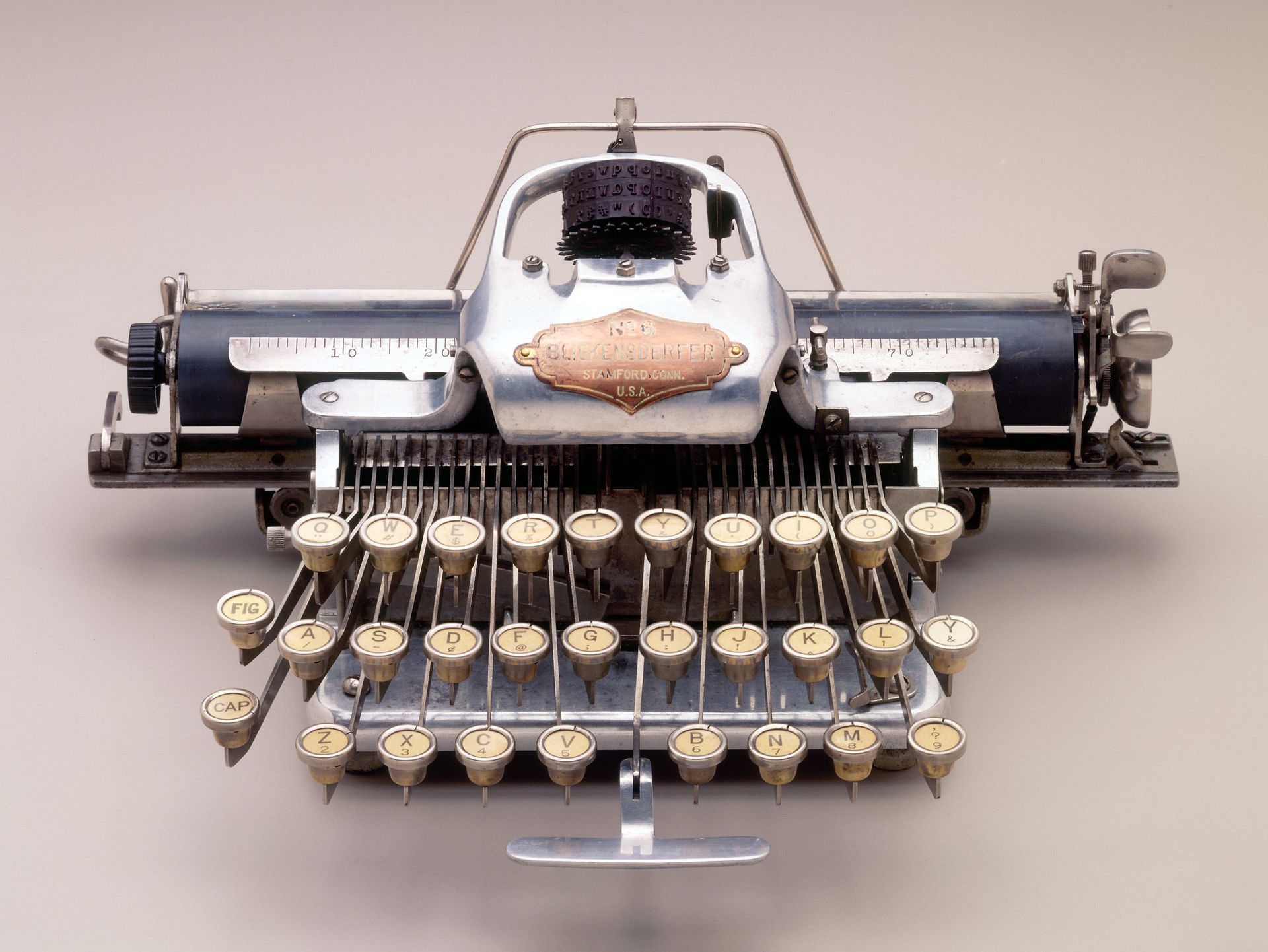 -Blickensderfer 6- typewriter by George C. Blickensderfer
