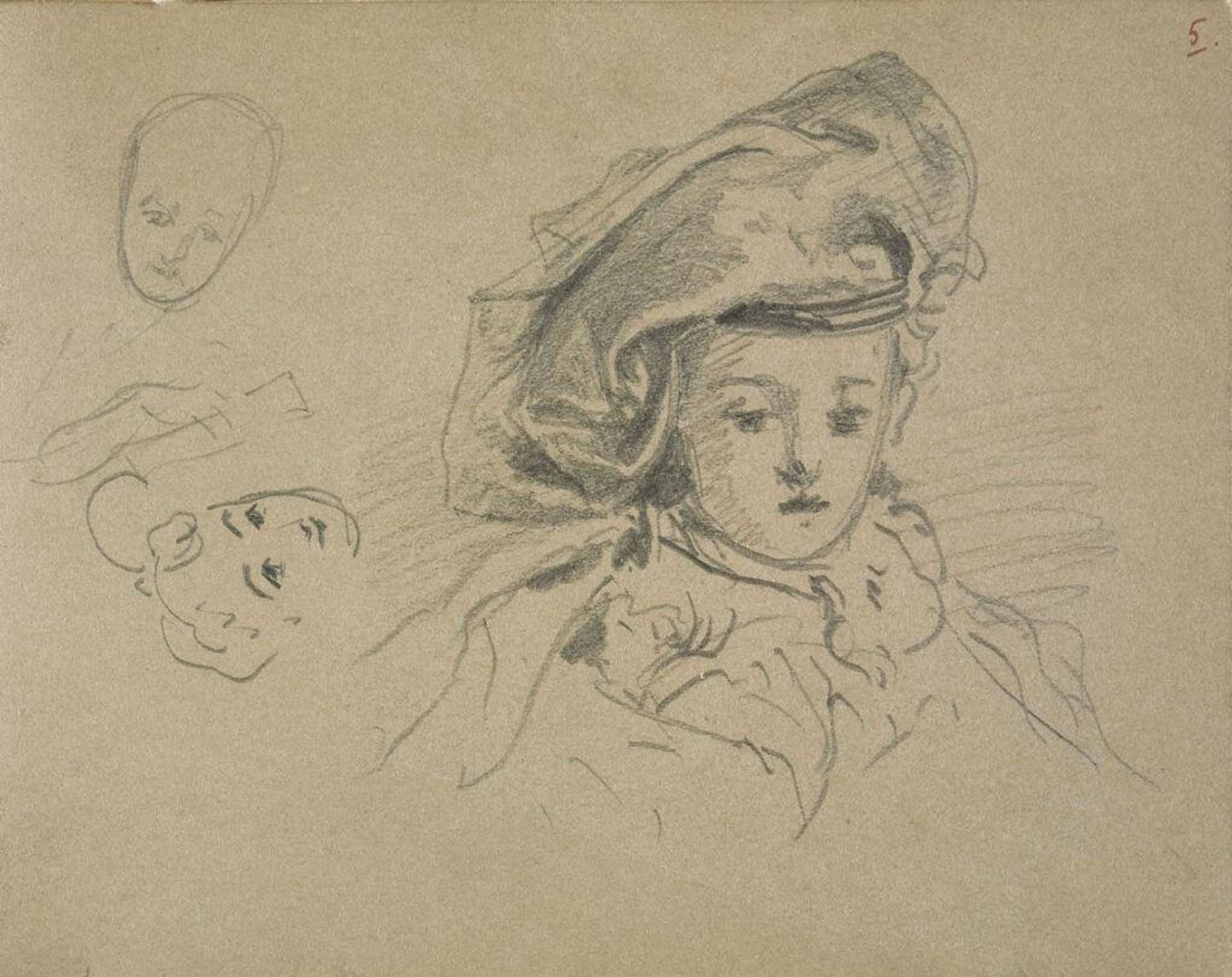 Studies of Children's Heads by John Singer Sargent
