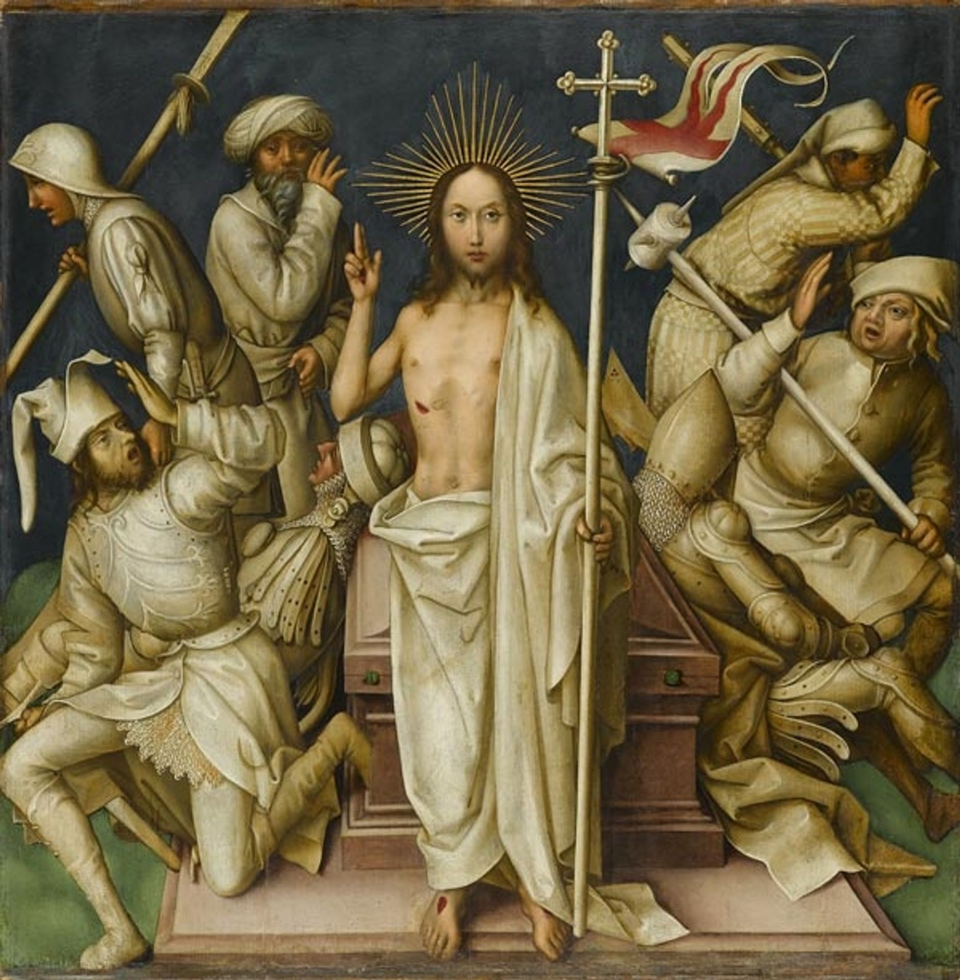 Resurrection (Grey Passion-12) by Hans Holbein the Elder
