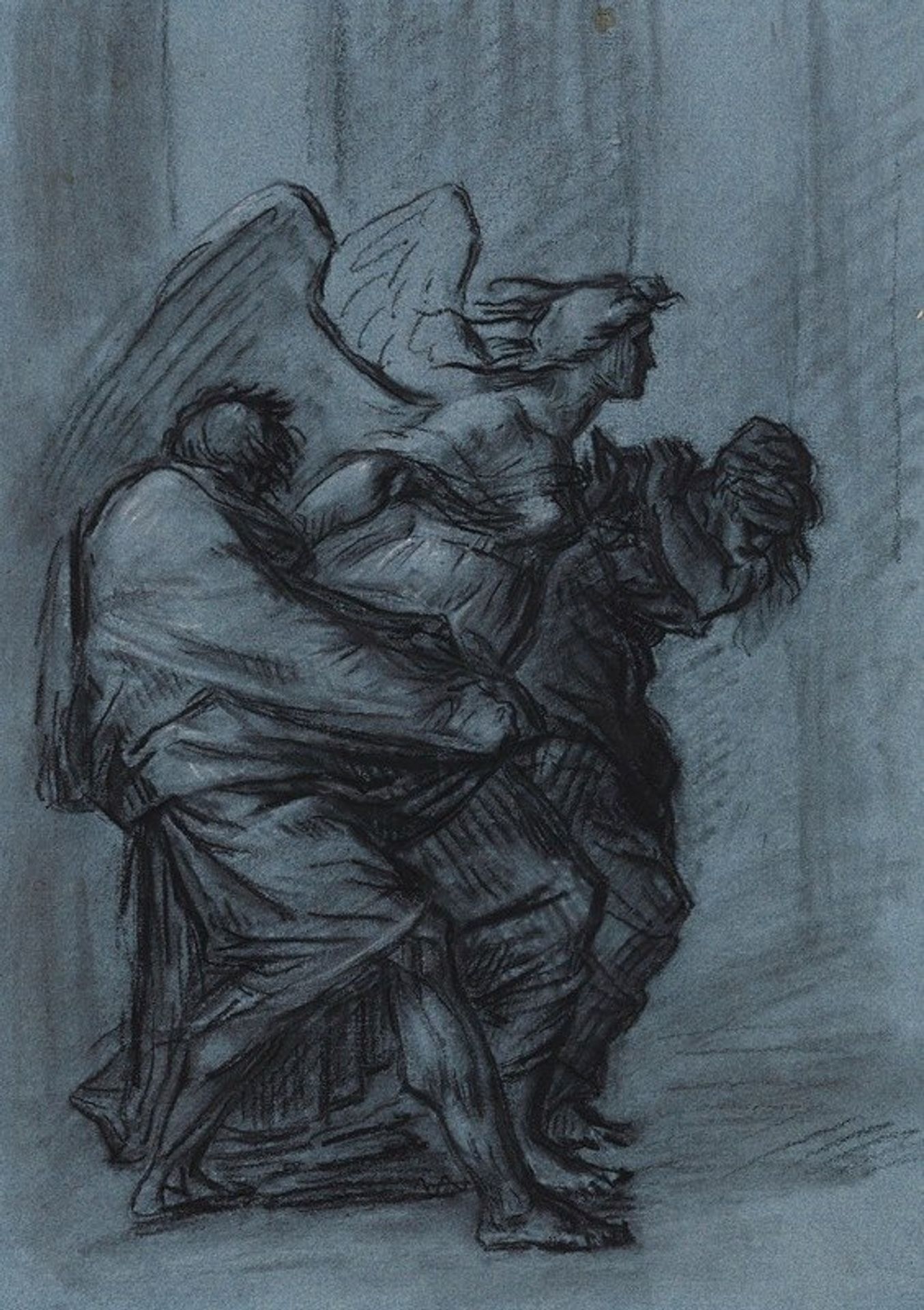Etude pour La Justice et la Vengeance divine poursuivant le crime by Pierre-Paul Prud'hon