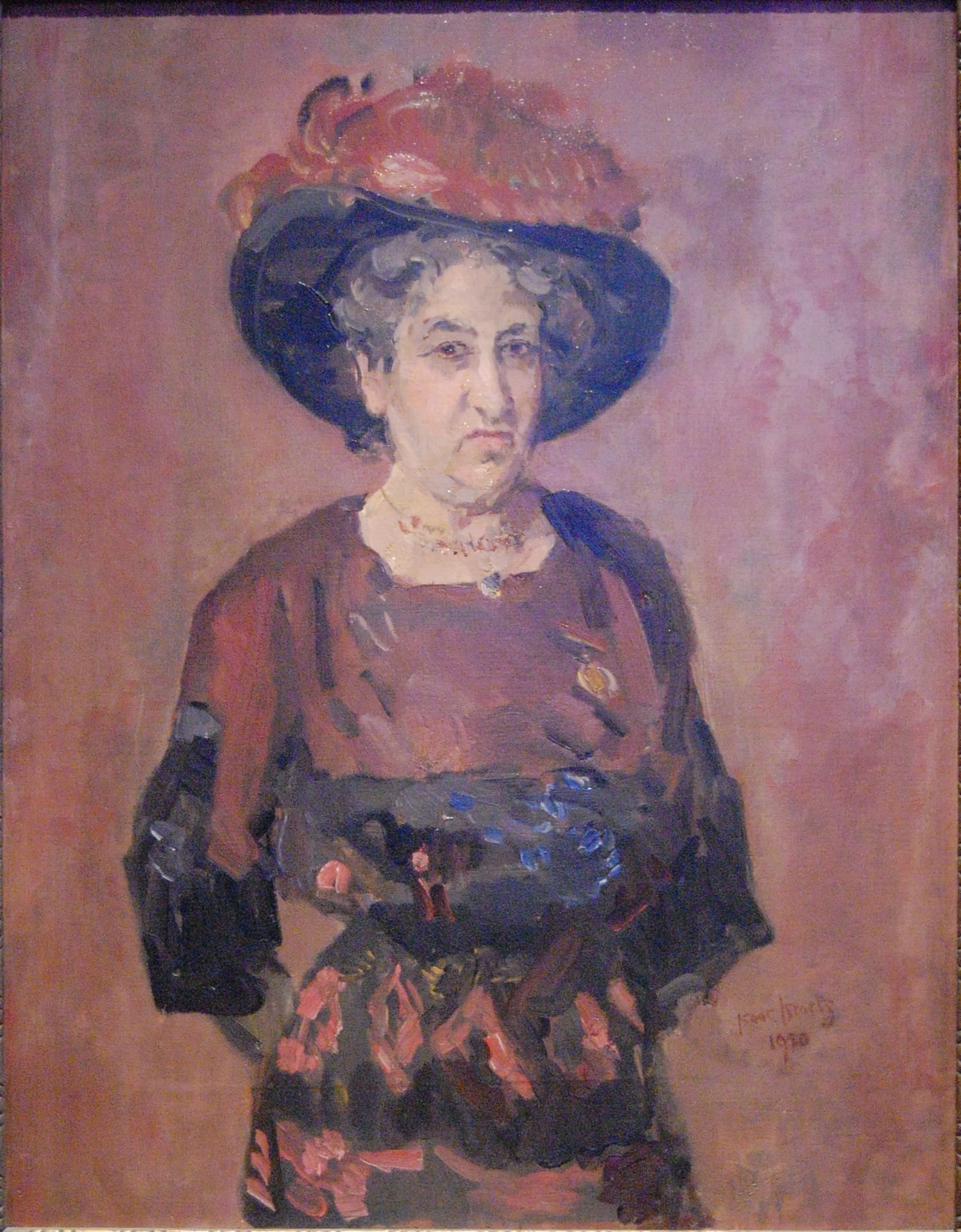 Portrait of Aletta Jacobs by Isaac Israels