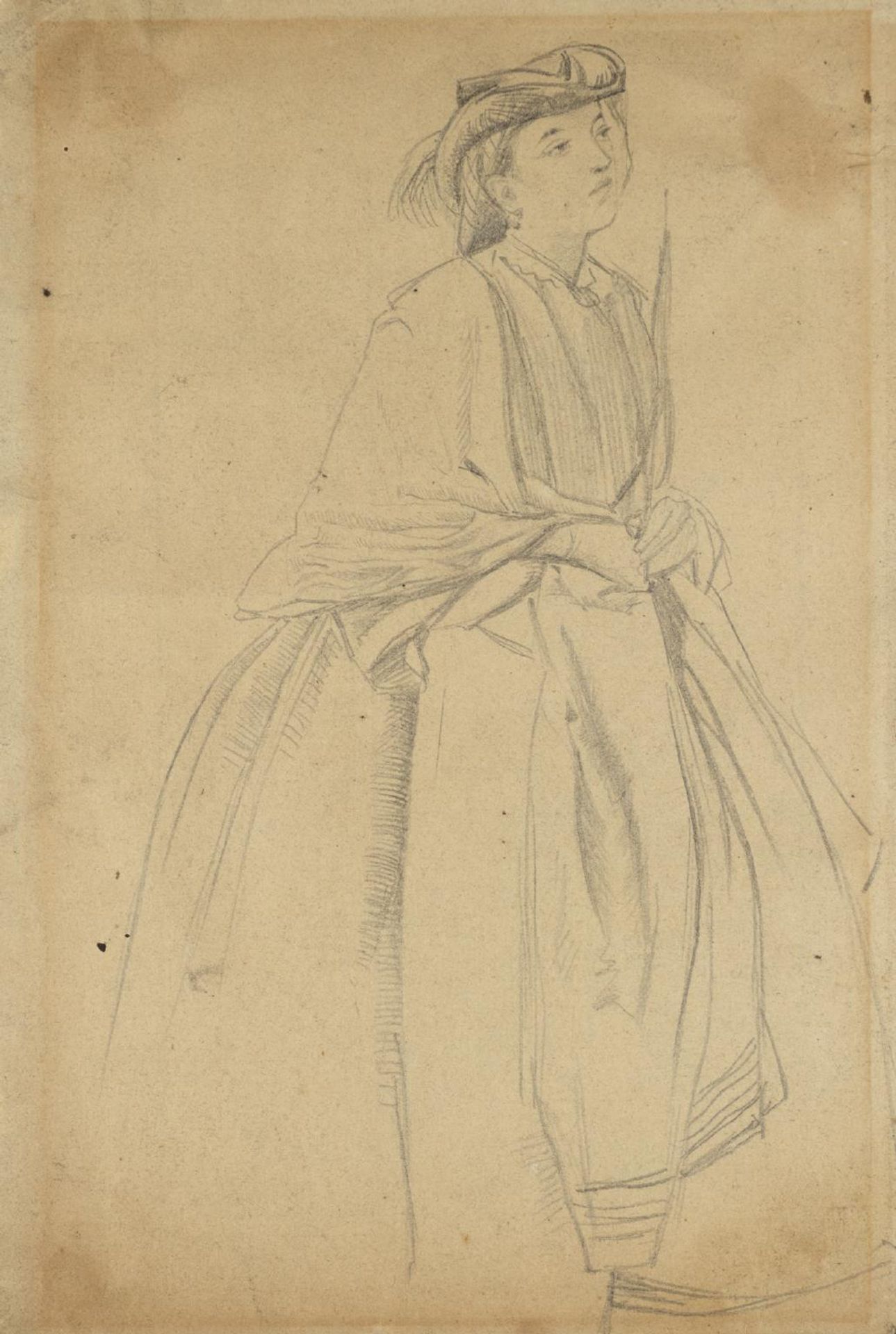 Figure Study by Charles Samuel Keene