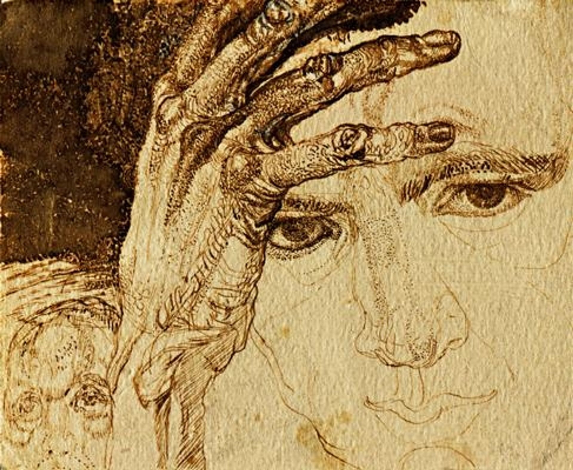 Self-portrait by Pavel Filonov