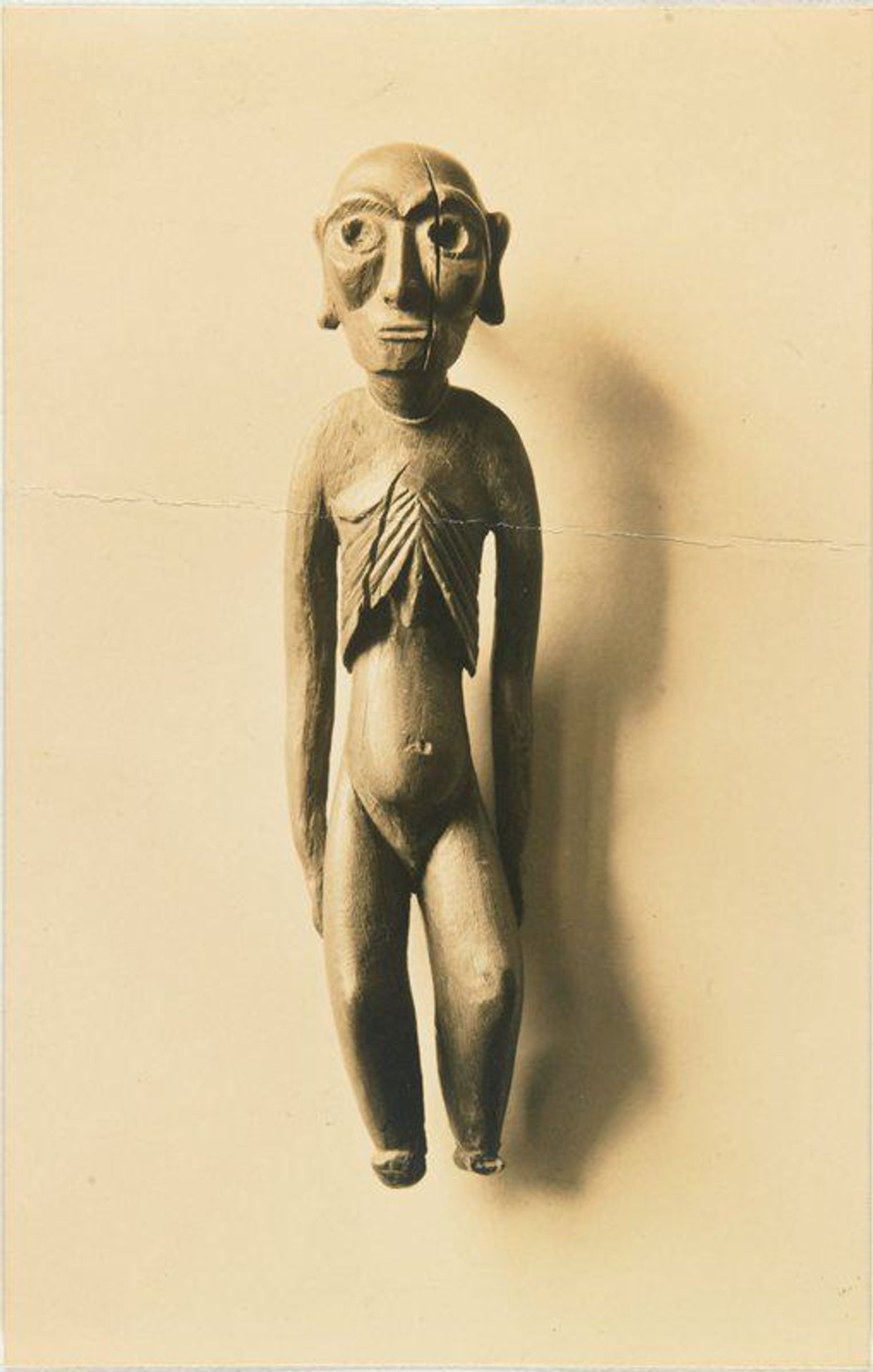 Oceanic Wood Carving by Morton Schamberg