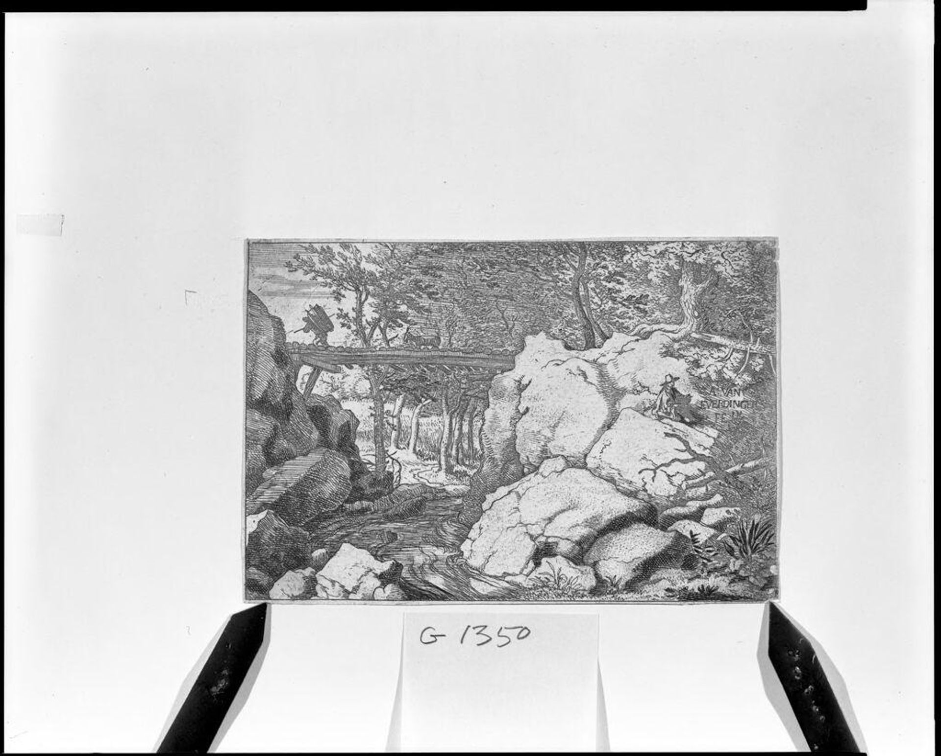 Goat on the Little Bridge by Allart van Everdingen