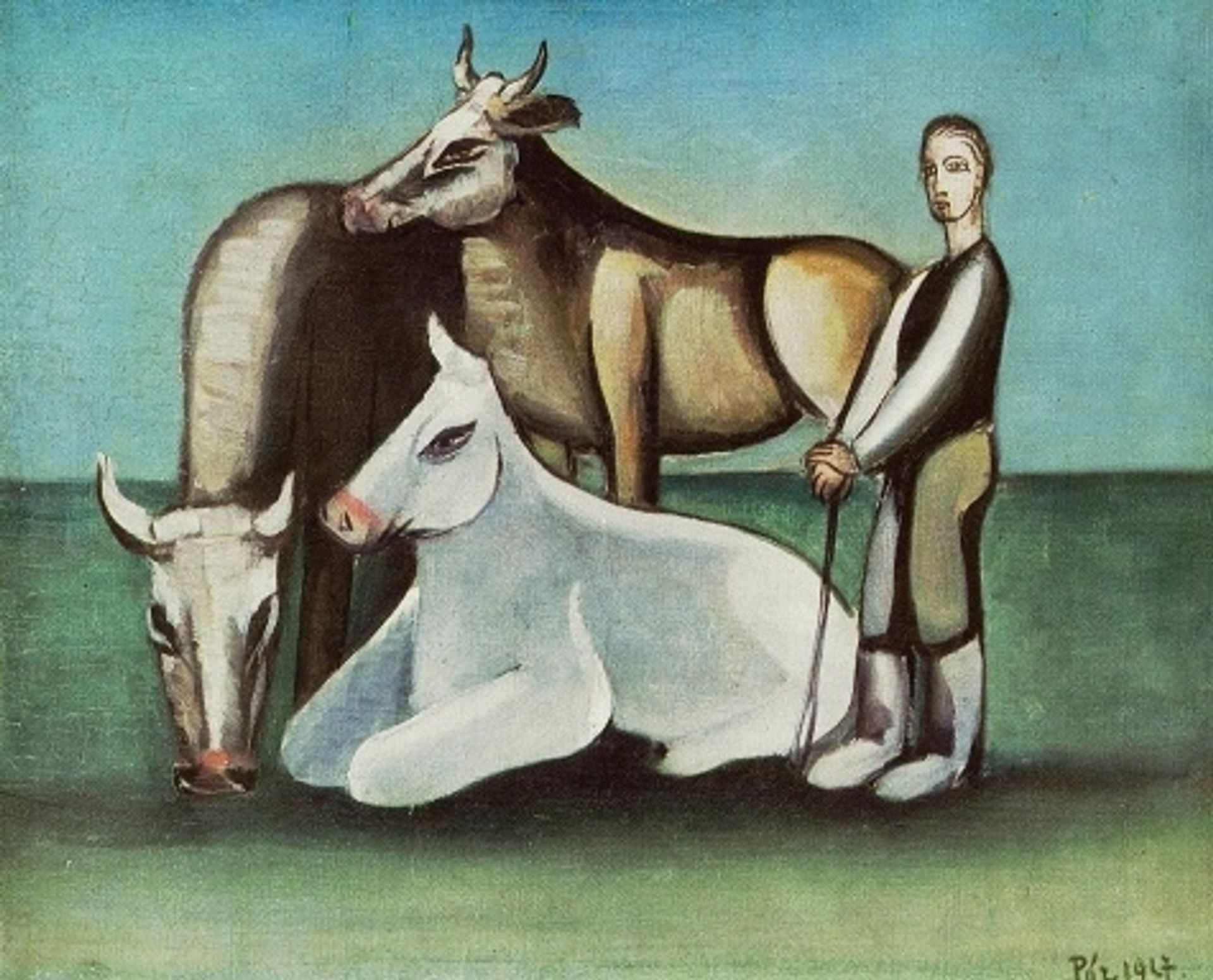 Bulls by Bertalan Por