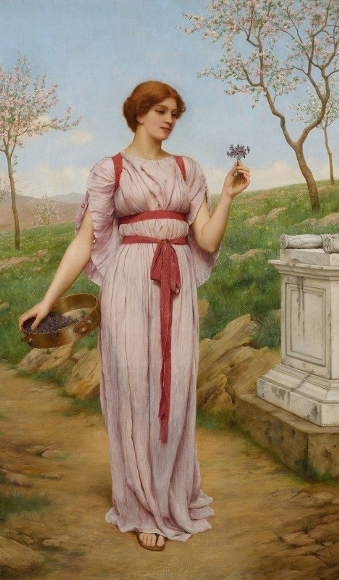 The Posy by John William Godward