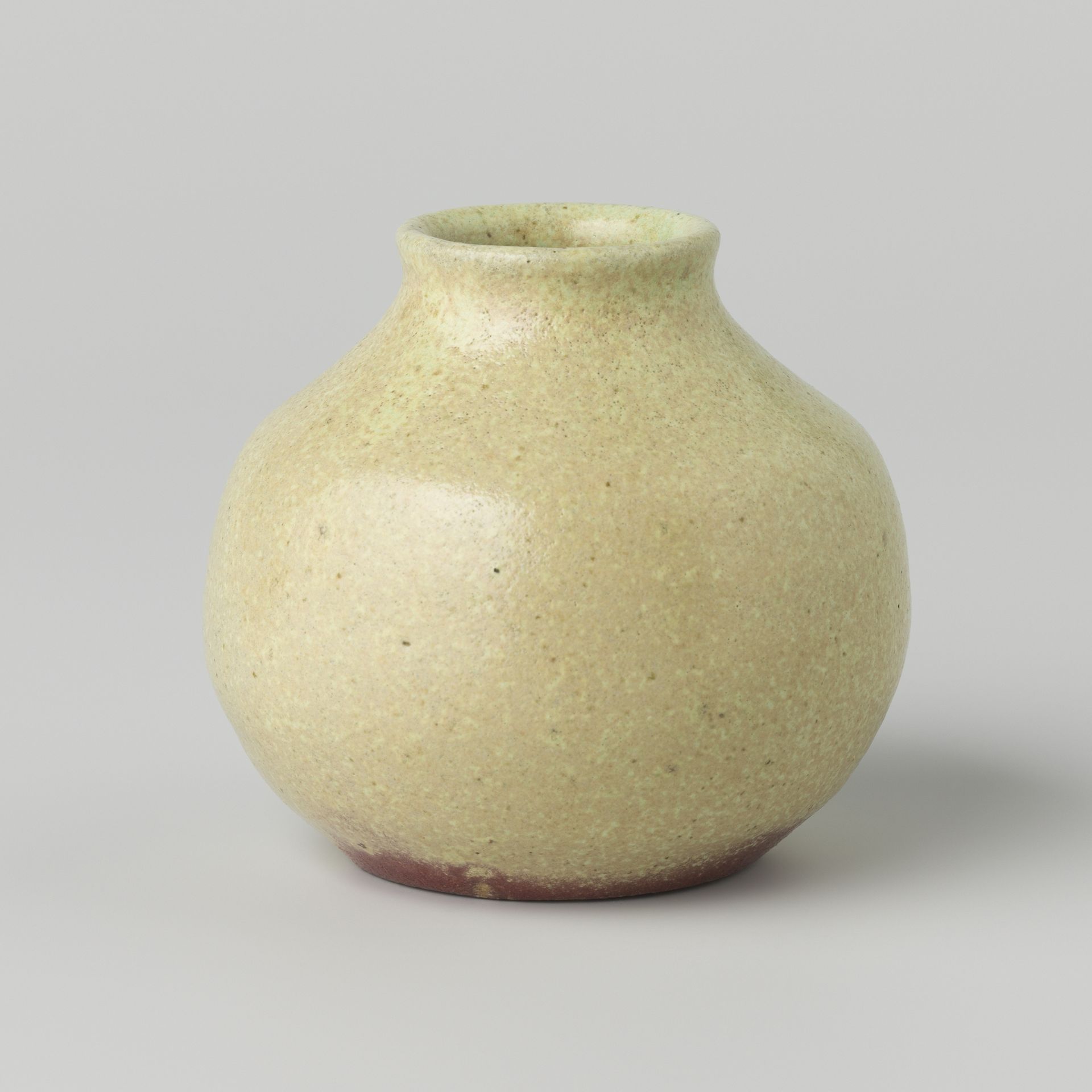 Pot with a Green-Beige Glaze by Chris Lanooy