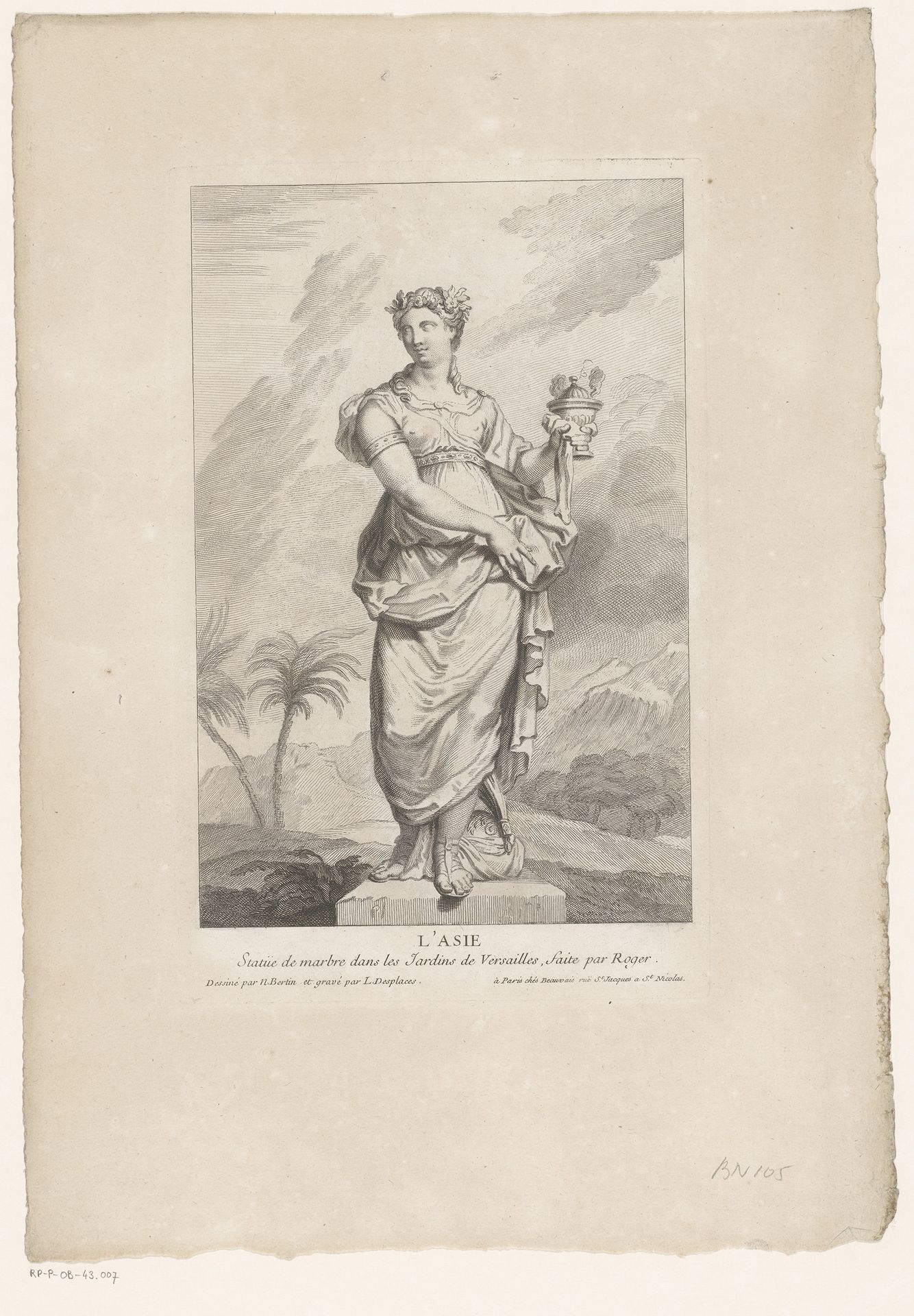 Azië by Louis Desplaces