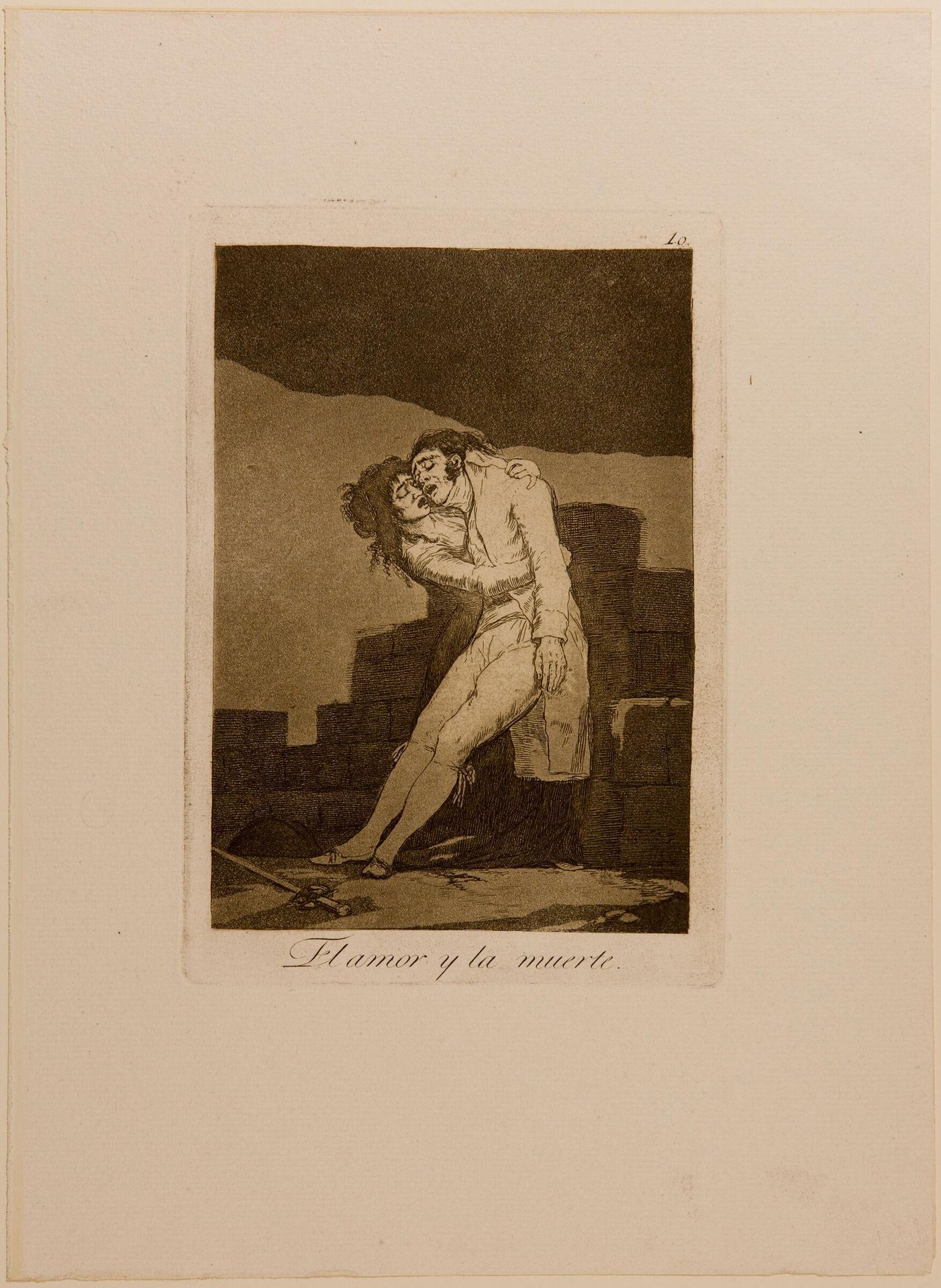 Love and Death by Francisco JosÃ© de Goya y Lucientes