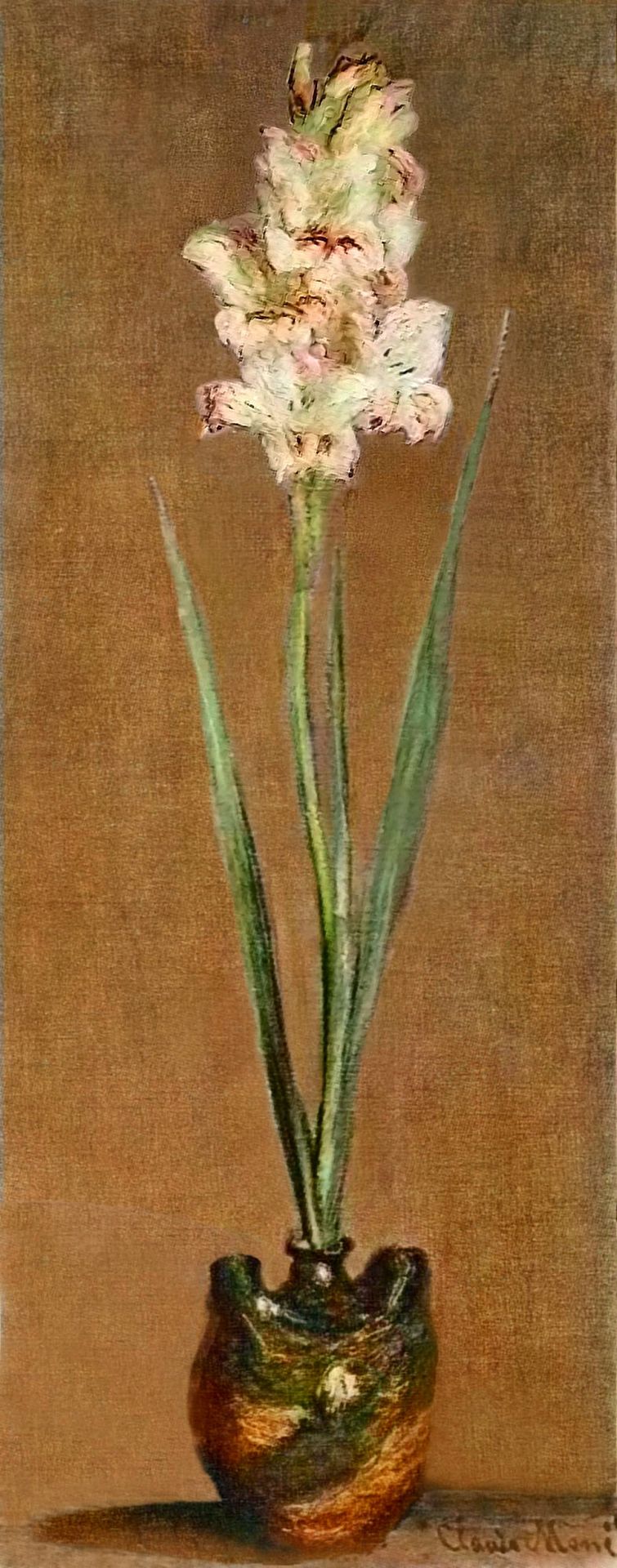 Gladiolus by Claude Monet