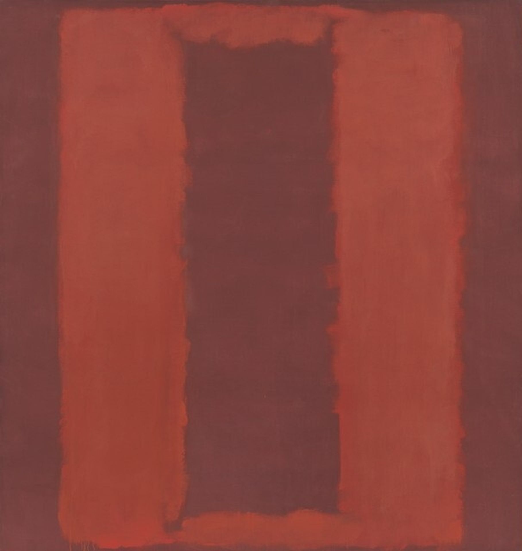 Untitled (Seagram Mural sketch) by Mark Rothko