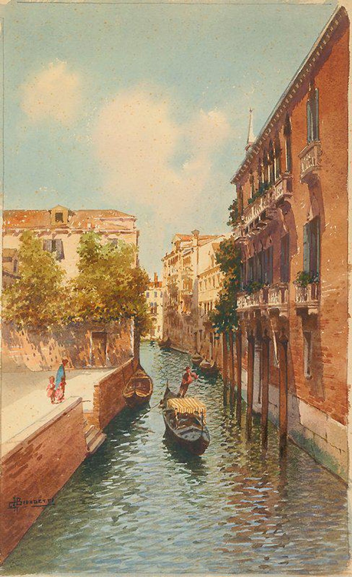 Canal Scene by Andrea Biondetti