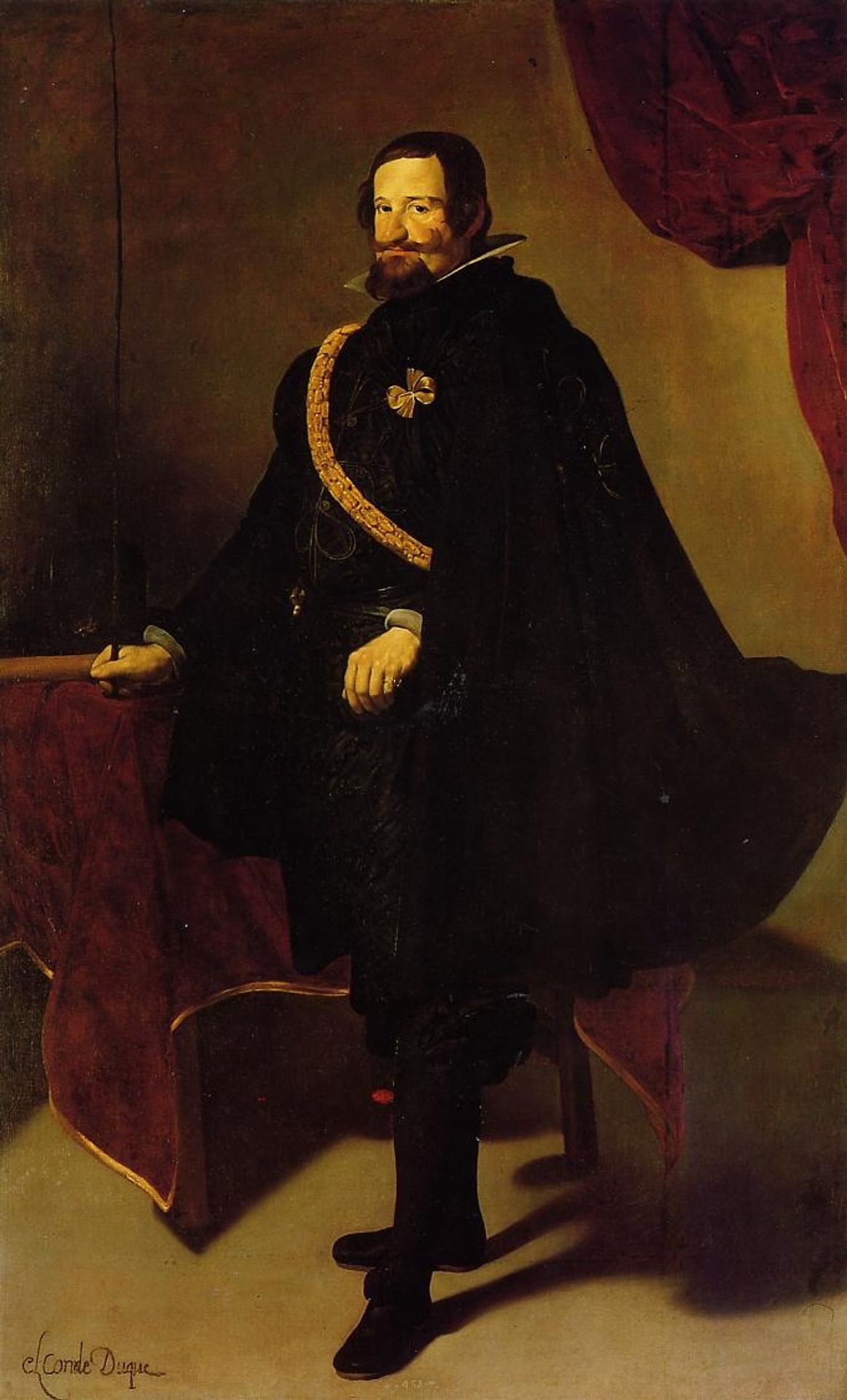 Don Gaspde Guzman, Count of Olivares and Duke of San Lucla Mayor by Diego Velázquez