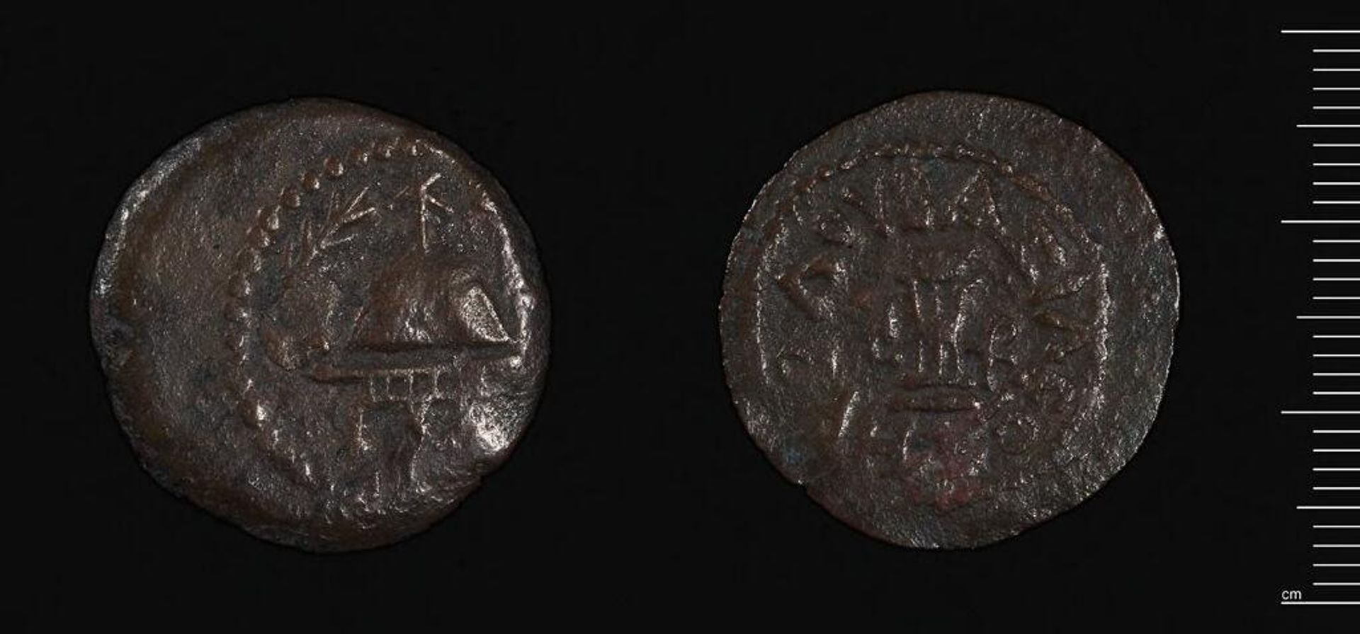 Coin of Herod the Great, Jerusalem by Herod the Great