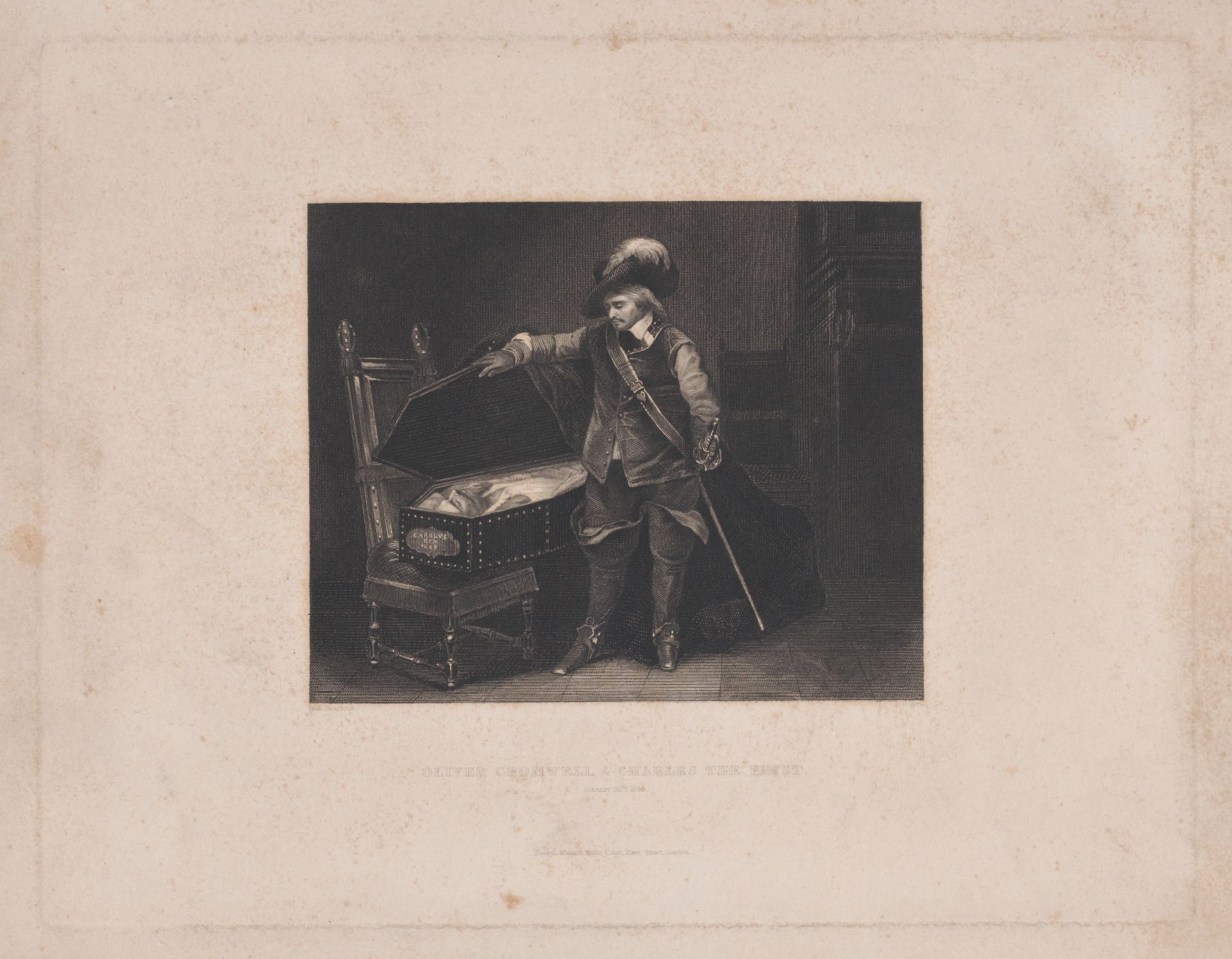 Oliver Cromwell and Charles I by John Rogers