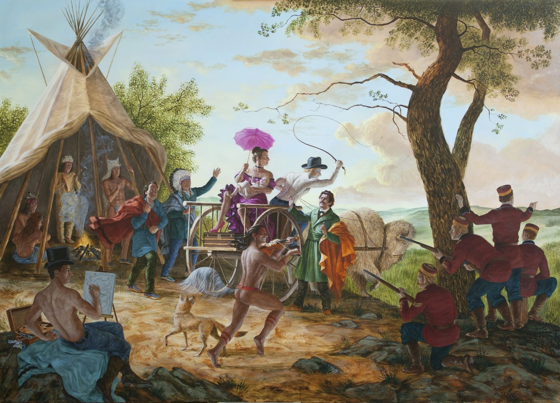 Birth of a Nation by Kent Monkman