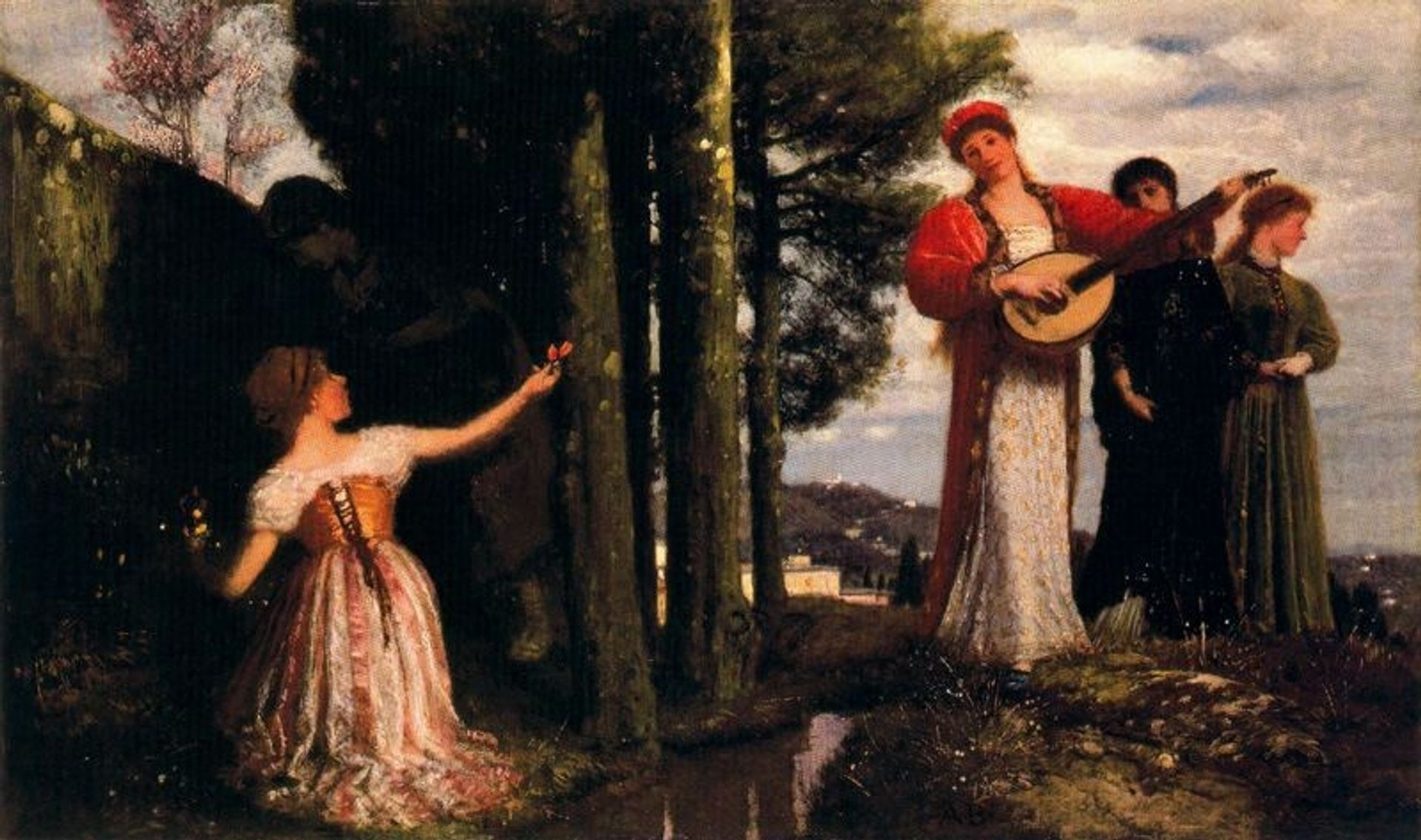 Look any laughs to the plains by Arnold Böcklin