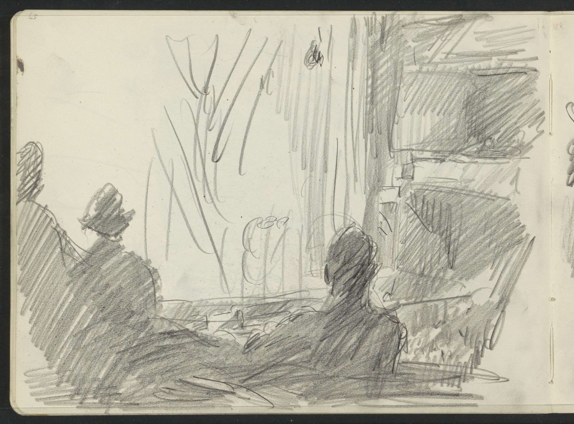 Toeschouwers op een theaterbalkon by Isaac Israels