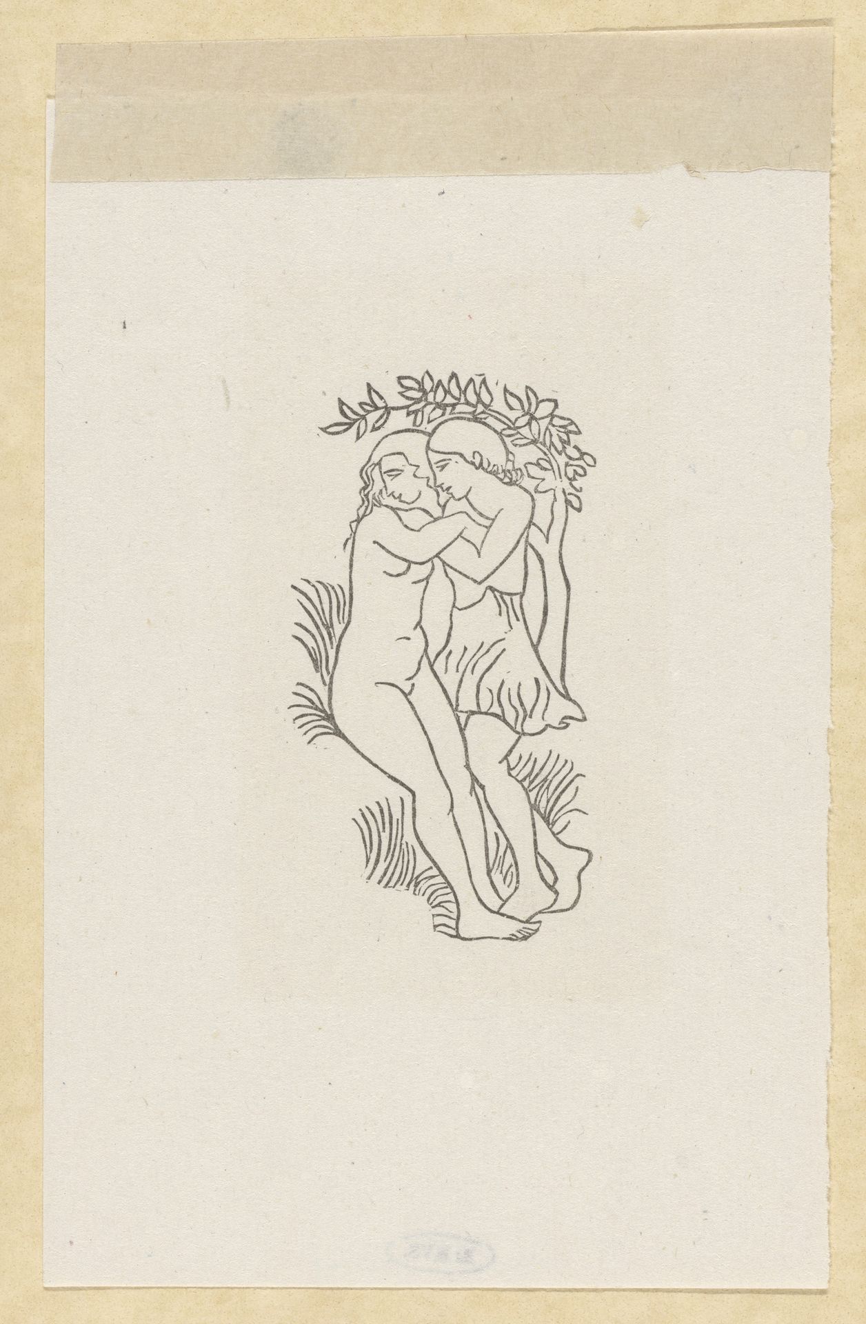 Daphnis en Chloë verstrengeld by Aristide Maillol