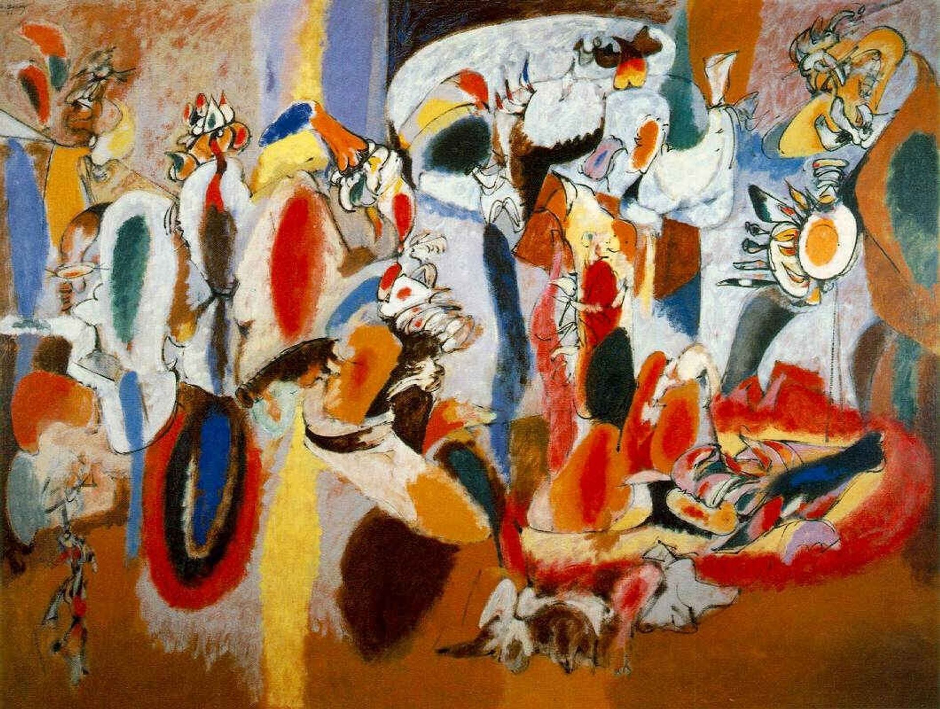 The Liver is the Cock's Comb by Arshile Gorky