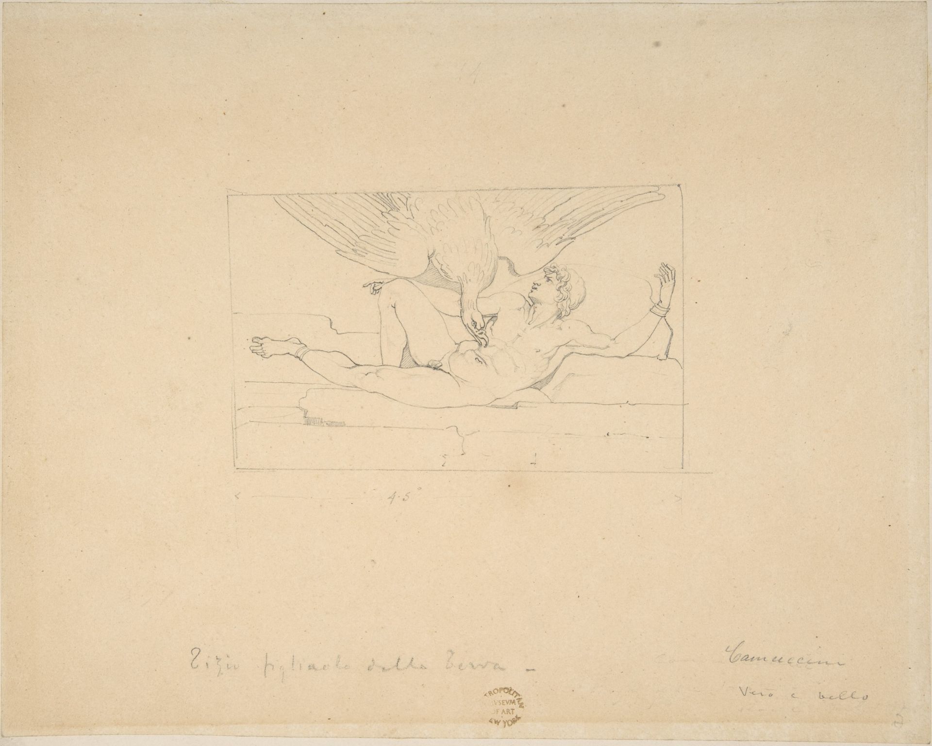 Prometheus (or Tityus) by Vincenzo Camuccini