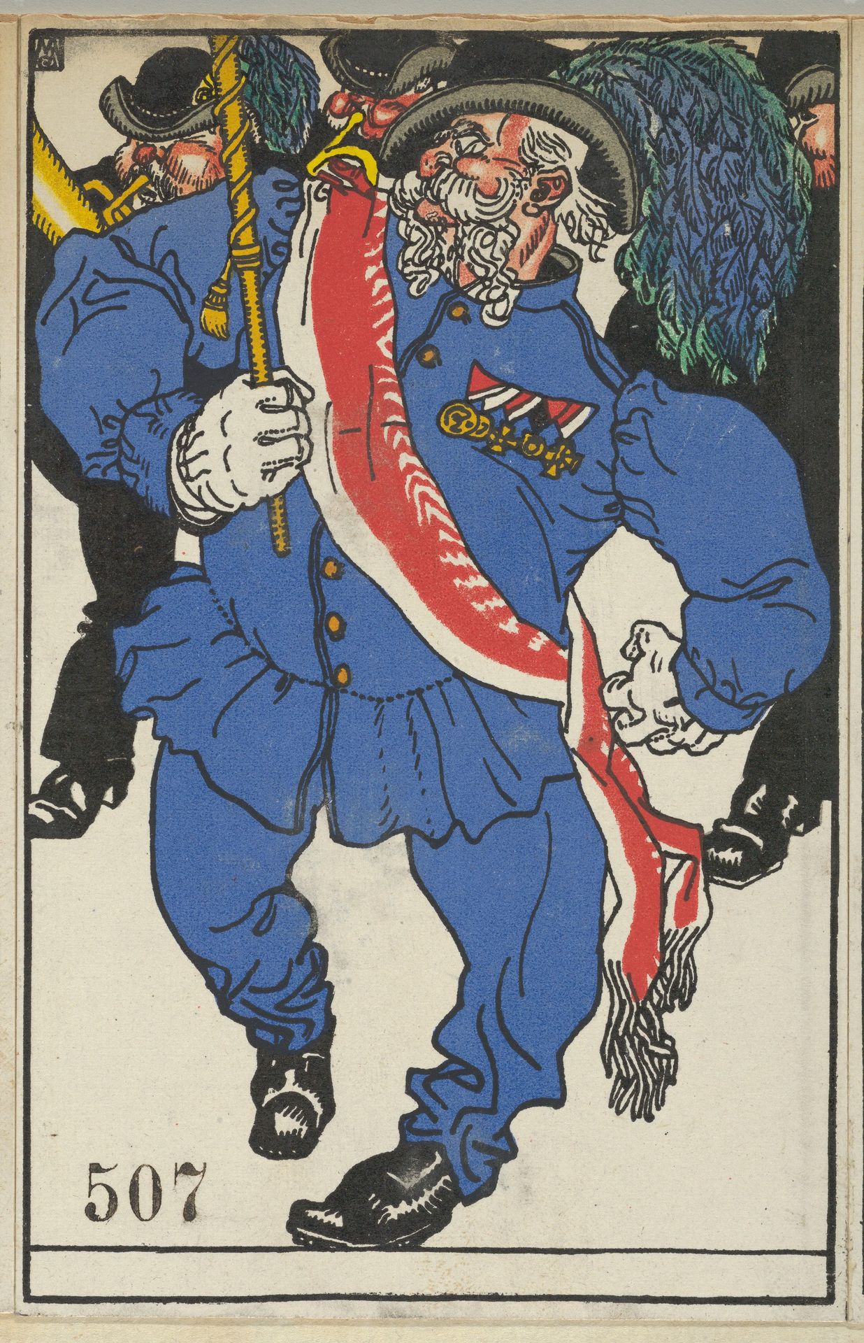 Consecration of the Colors (Fahnenweihe) by Moriz Jung
